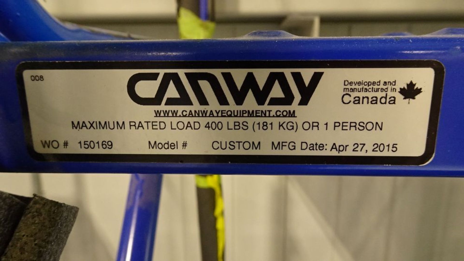 2015 CANWAY 8-STEP PORTABLE WAREHOUSE LADDER (REUTER) - Image 2 of 2