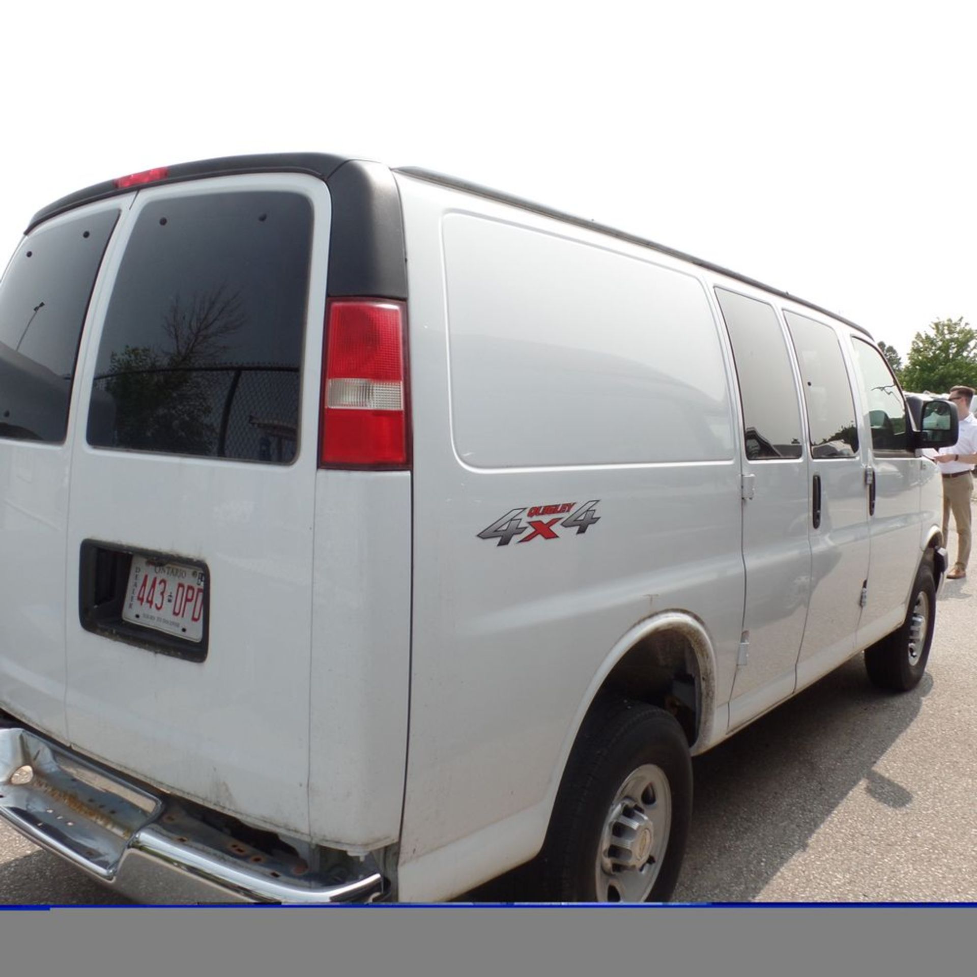 2013 Chev 4x4 Panel Van, Equipped with Quigley 4X4 drive system, VIN# 1GCWGFCA9D1181273 (As Is) - Image 3 of 9