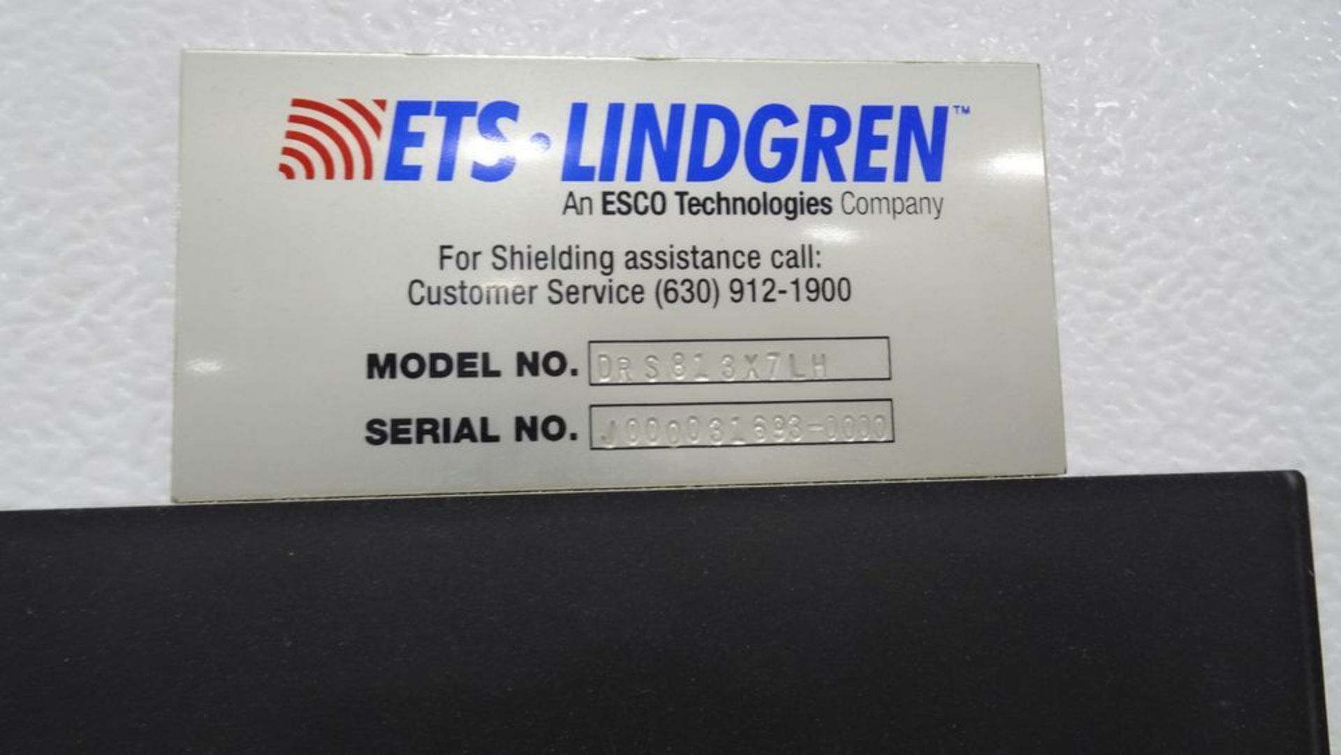 2008 ETS-LINDGREN DRS813X7LH RADIO FREQUENCY SHIELDED ROOM, S/N J000031693-0000, 148"W X 98"L X 98"H - Image 3 of 6