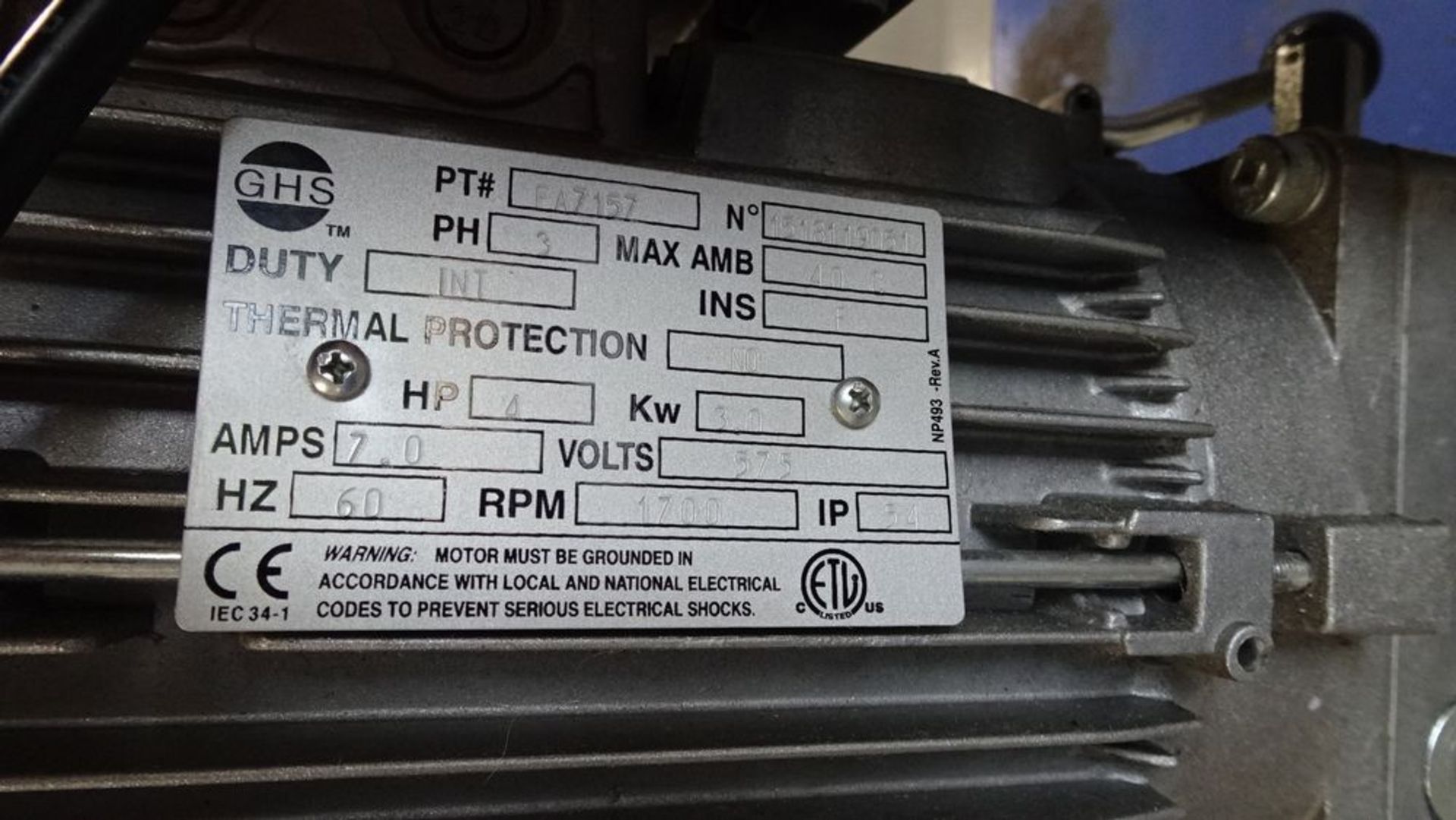 ROTARY LIFT CR14N100BYBL 4-POST HYDRAULIC VEHICLE HOIST, 14,000LB CAP., S/N OPC17D0008 (REUTER) - Image 6 of 7