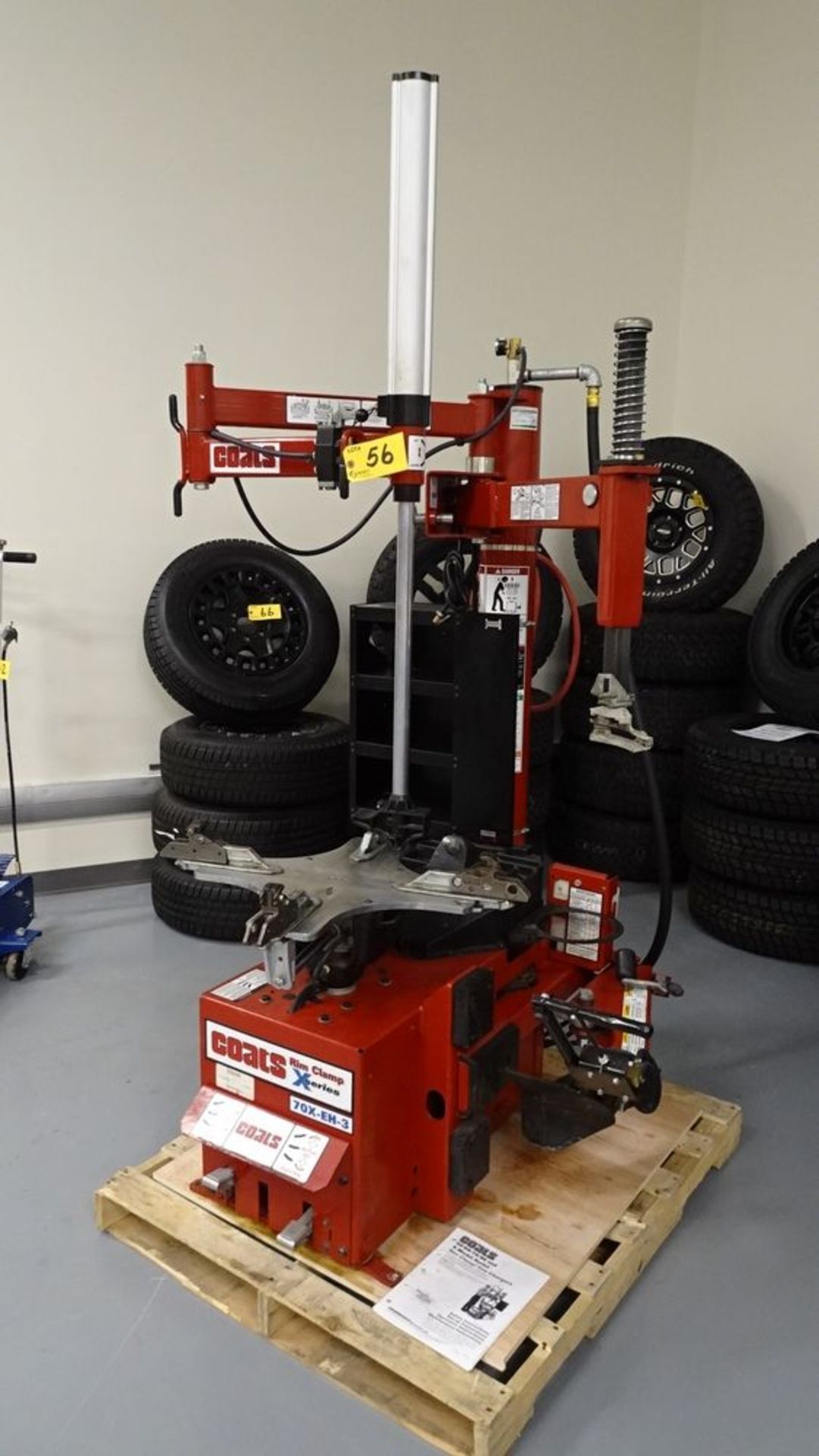 COATS 70X-EH-3 TIRE CHANGER, 115V, 1PH, S/N 1707102968 (REUTER)