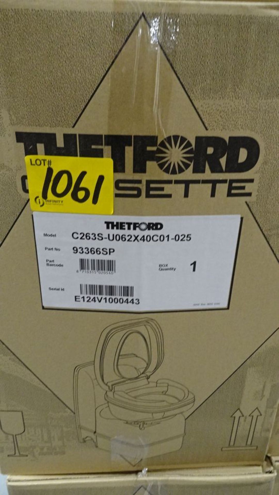 2018 THETFORD C263S-U062X40C01-025 CASSETTE TOILET (REUTER)