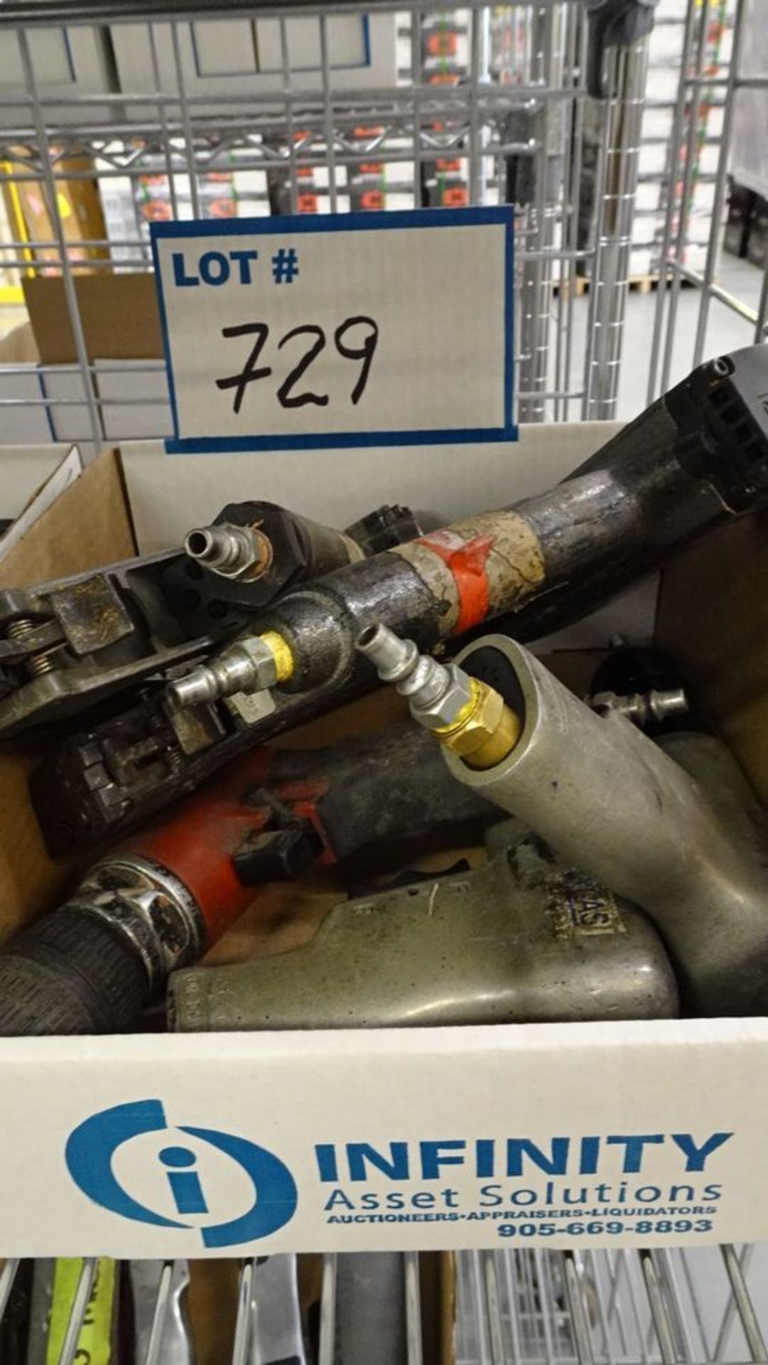 LOT PNEUMATIC RECIPROCATING SAWS, GRINDER, DRILLS, STAPLERS (5 BOXES) (REUTER) - Image 2 of 6
