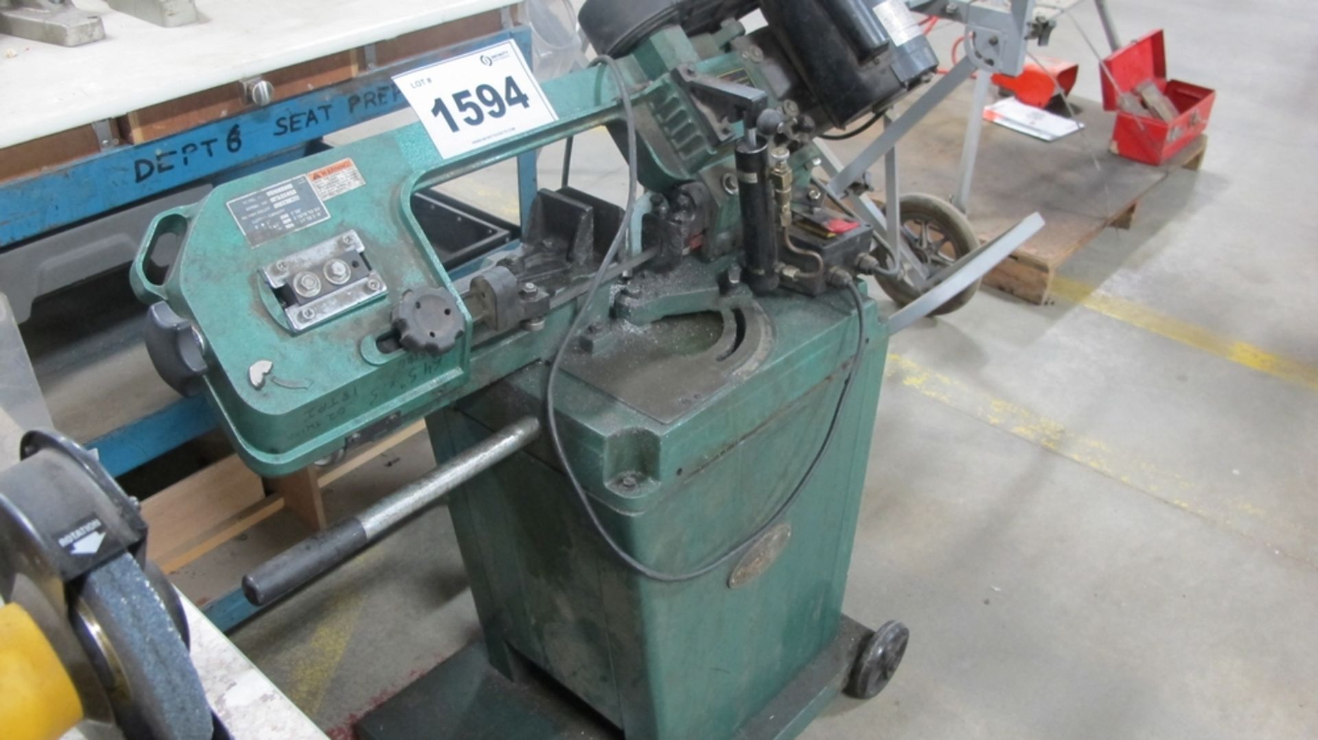 LOT OF GRIZZLY, MODEL 69742, HORIZONTAL BANDSAW, S/N 514629 (100 SHIRLEY AVE KITCHENER) - Image 3 of 4