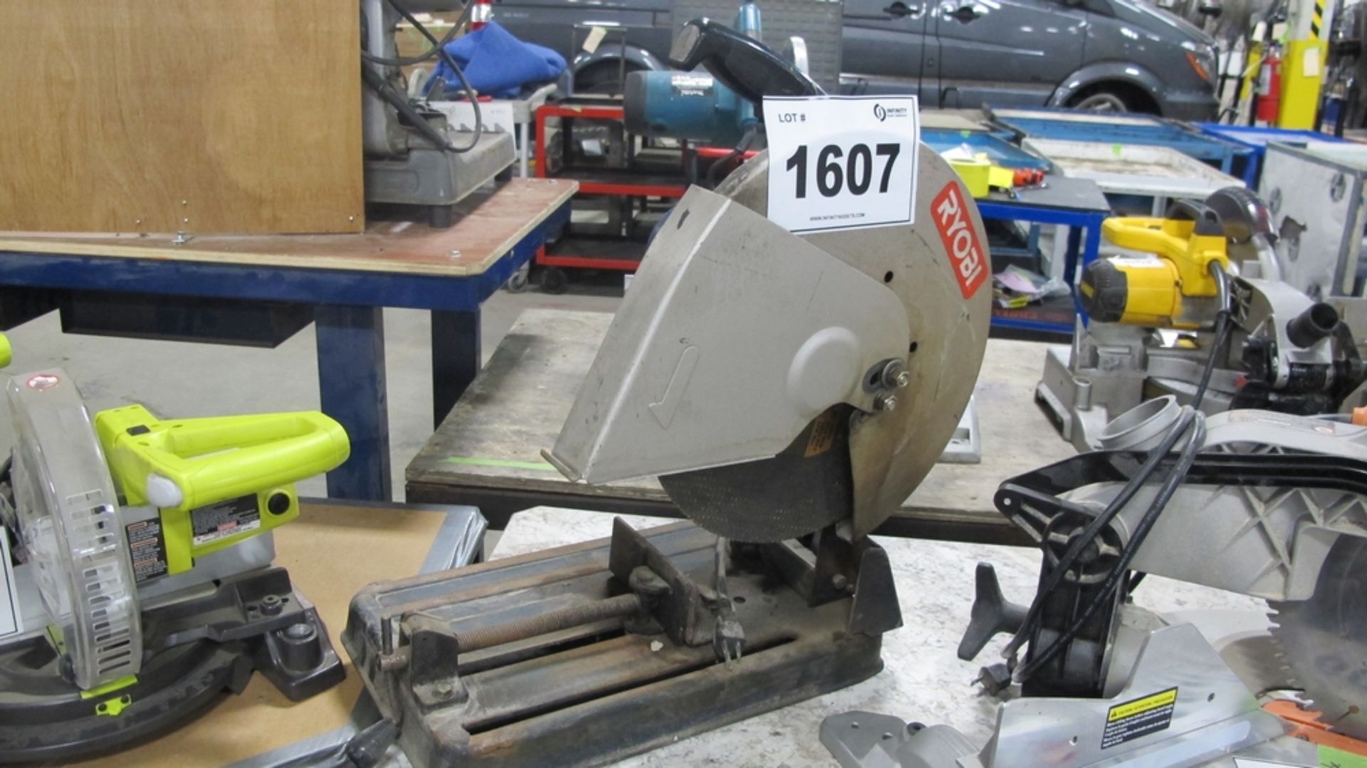 LOT OF RYOBI 12" CUTOFF SAW (100 SHIRLEY AVE KITCHENER)