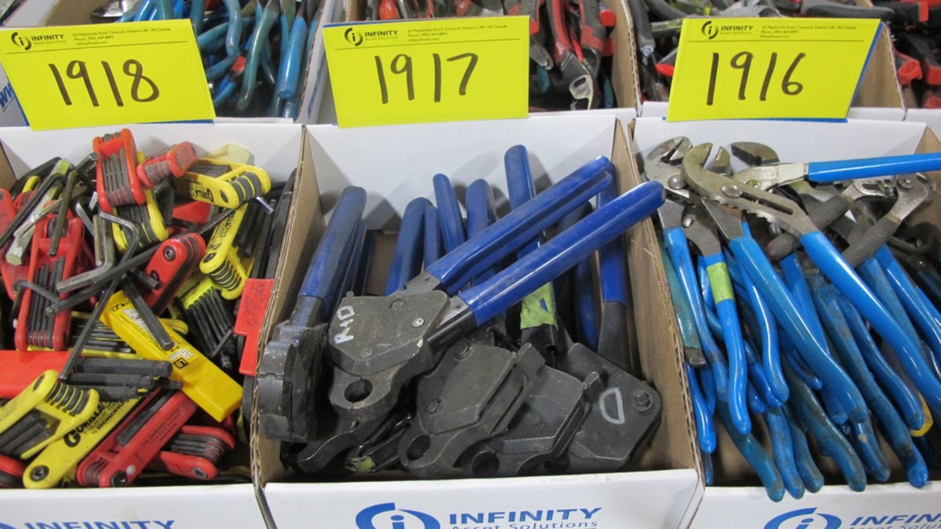 LOT OF 1 BOX OF TUBE CRIMPERS (100 SHIRLEY AVE KITCHENER)