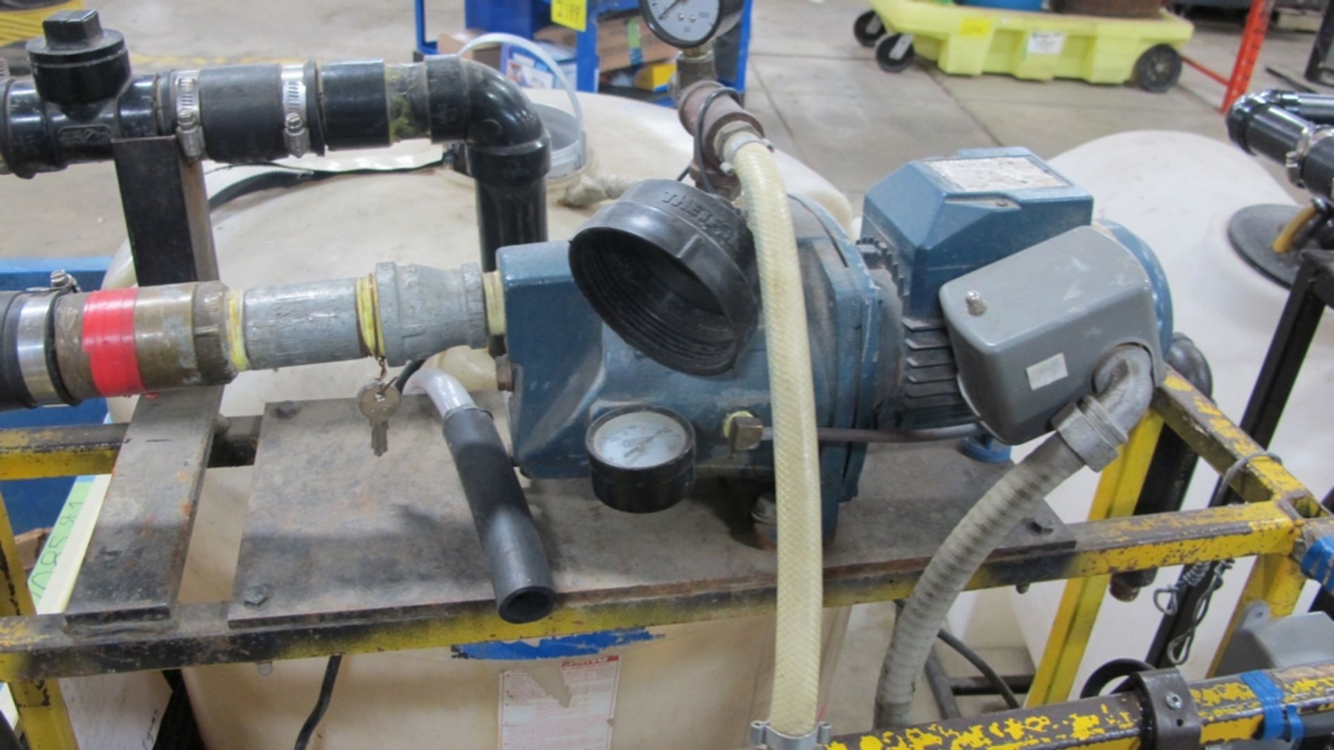 LOT OF PORTABLE PUMP W/RESEVOIR TANK (100 SHIRLEY AVE KITCHENER) - Image 2 of 2