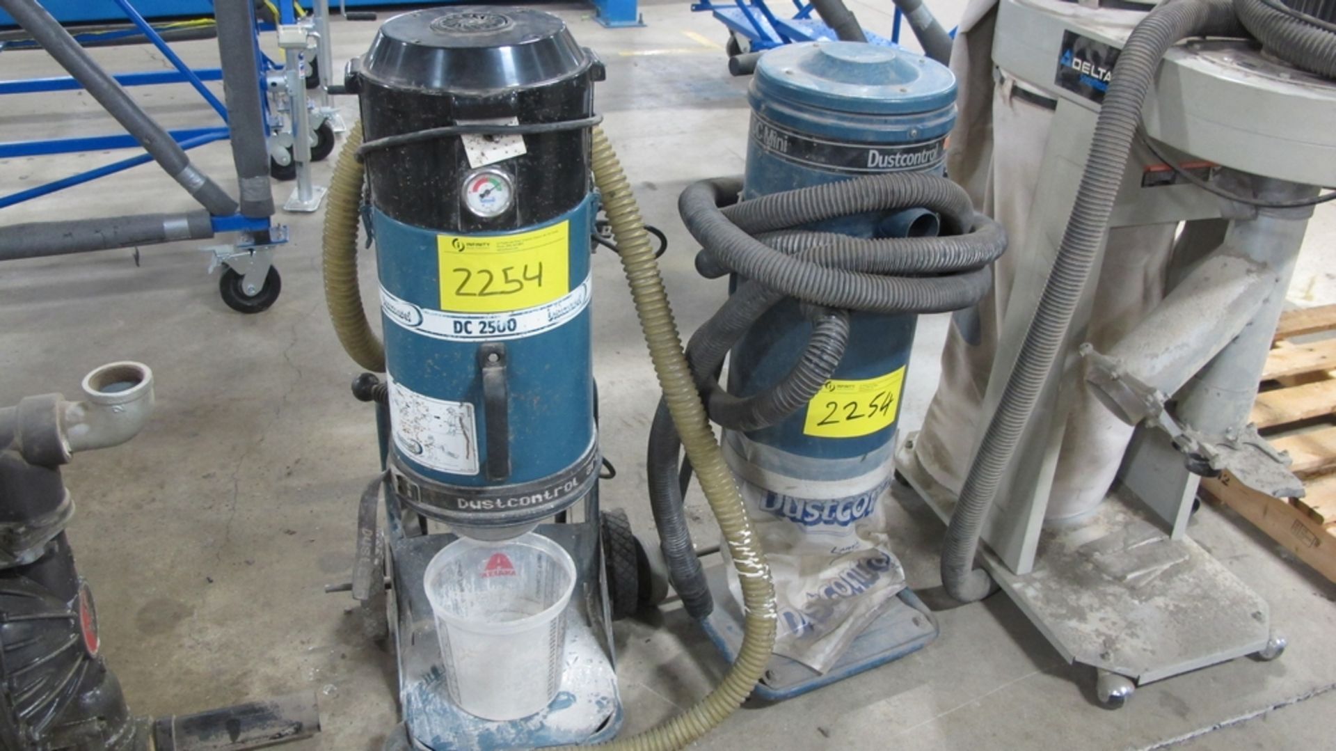 LOT OF 2 DUST CONTROL VACUUMS (100 SHIRLEY AVE KITCHENER)