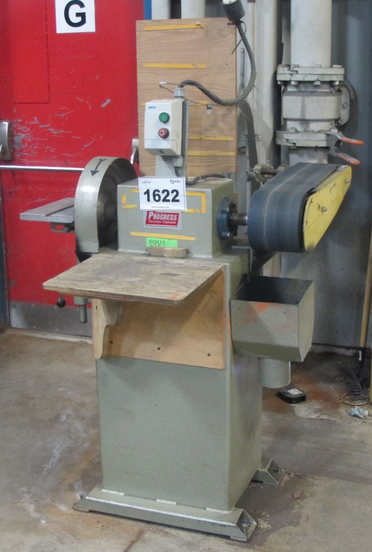 LOT OF PROGRESS P-12-60, 12" DISC/6" BELT SANDER (100 SHIRLEY AVE KITCHENER)