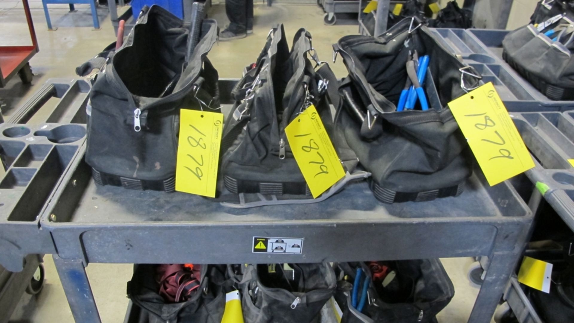 LOT OF 3 TOOL BAGS W/TOOLS (100 SHIRLEY AVE KITCHENER)