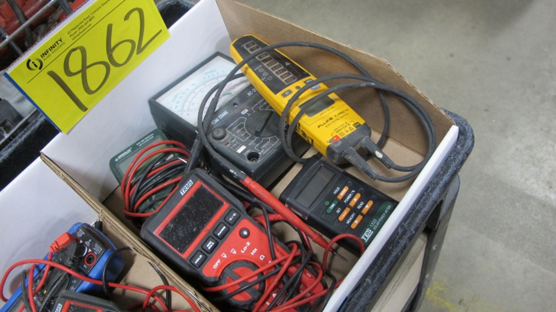 LOT OF BOX OF ELECTRICAL TESTERS (100 SHIRLEY AVE KITCHENER)