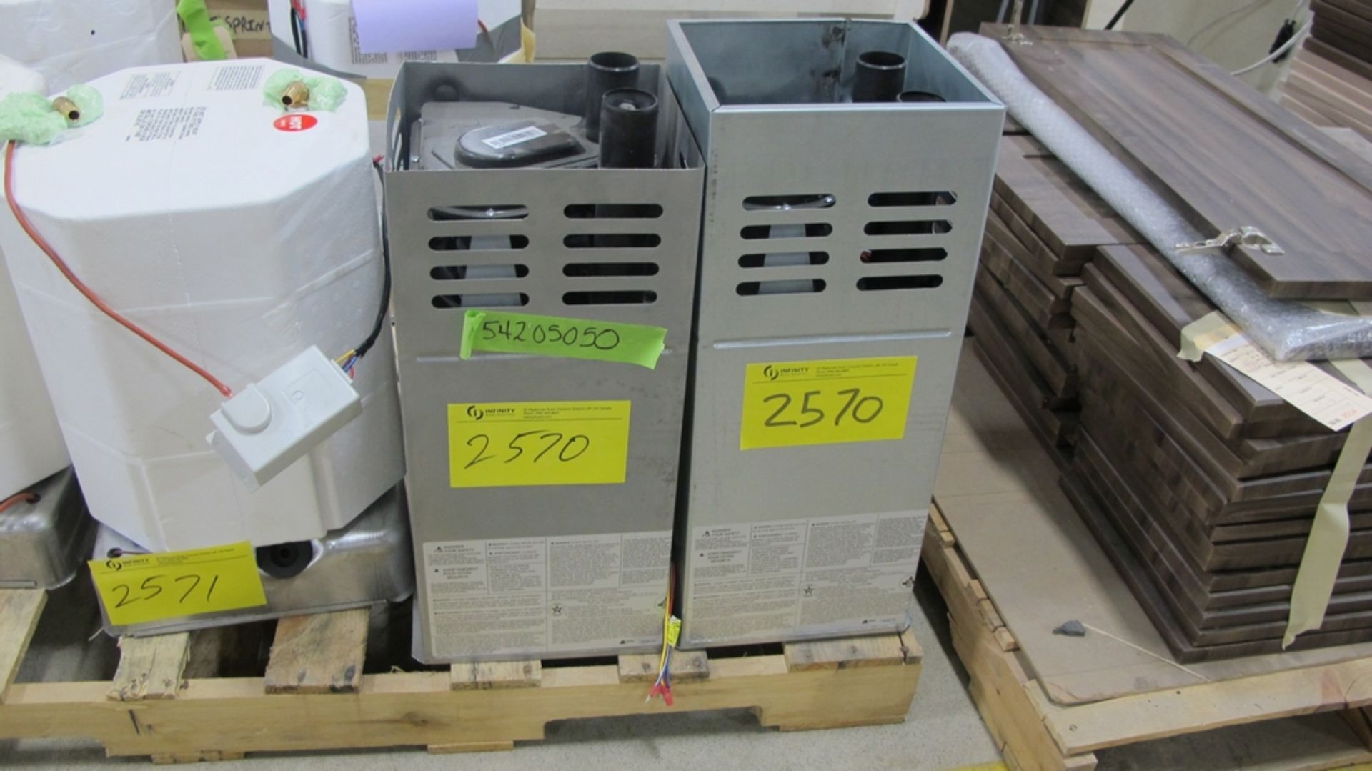 LOT OF 2 AIR EXCELL INC HEATING UNITS (100 SHIRLEY AVE KITCHENER)