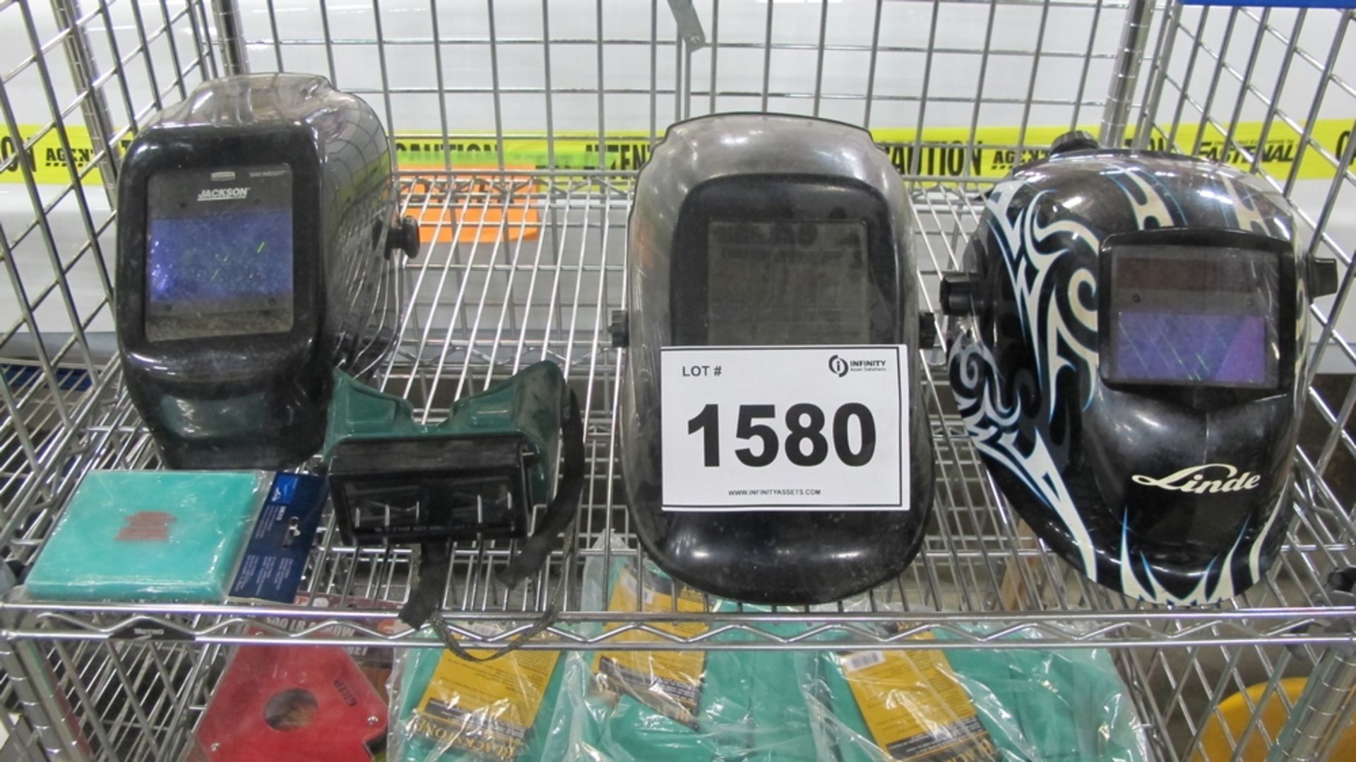 LOT OF WELDING SUPPLIES/MASKS, NO CAGE (100 SHIRLEY AVE KITCHENER) - Image 3 of 6