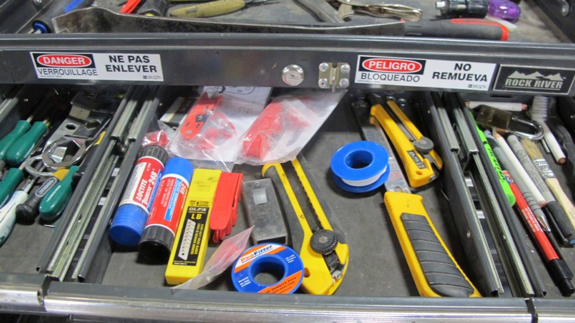 LOT OF 2 ROCK RIVER TOOL BOXES, 12 DRAWERS W/TOOLS (100 SHIRLEY AVE KITCHENER) - Image 3 of 12