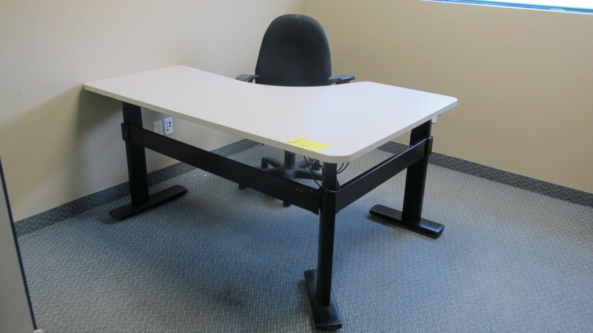 LOT OF CONTENTS OF OFFICE, POWER RISER DESK AND CHAIR (400 SOUTH GATE DRIVE GUELPH)