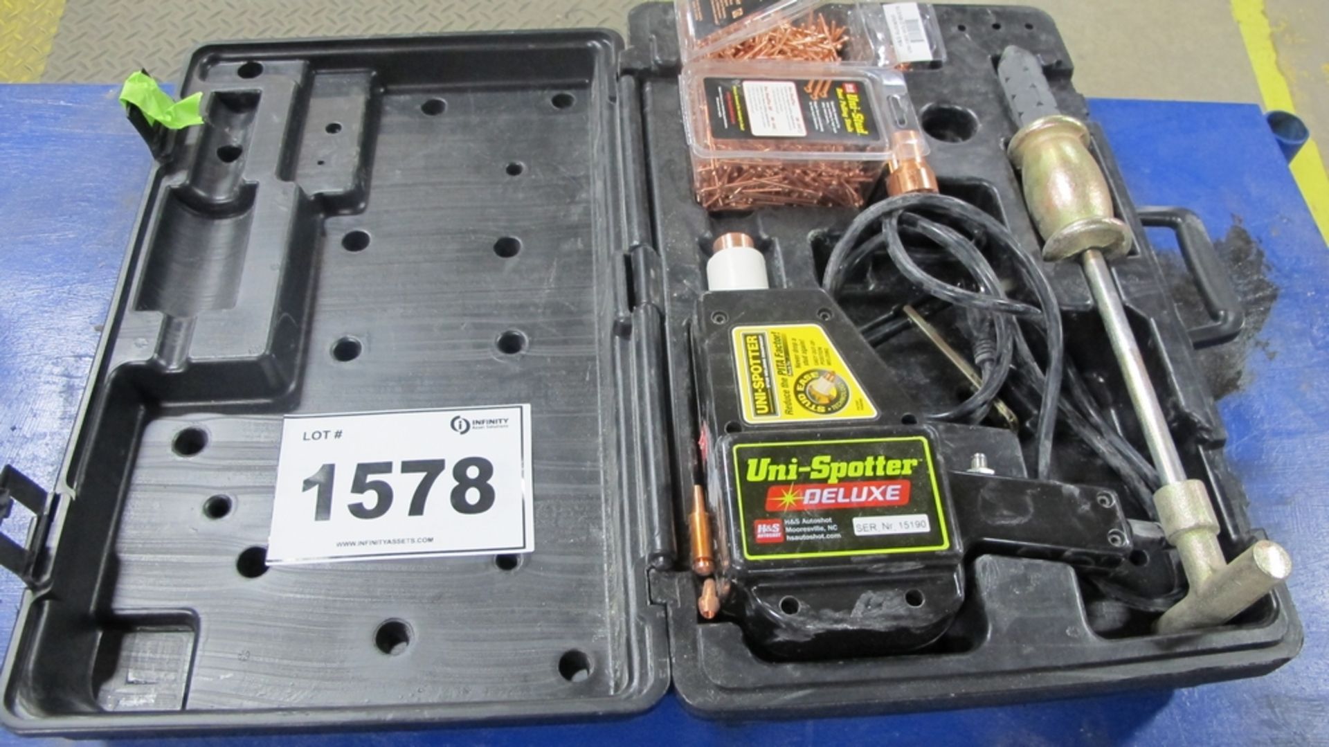 UNISPOTTER DELUXE SPOT WELDER KIT, S/N 15190 (100 SHIRLEY AVE KITCHENER)