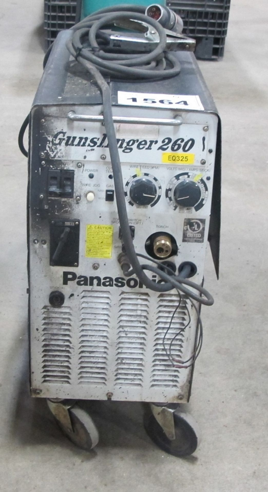 PANASONIC GUNSLINGER 260 MIG WELDER, S/N 19992995, NO TANK (100 SHIRLEY AVE KITCHENER)