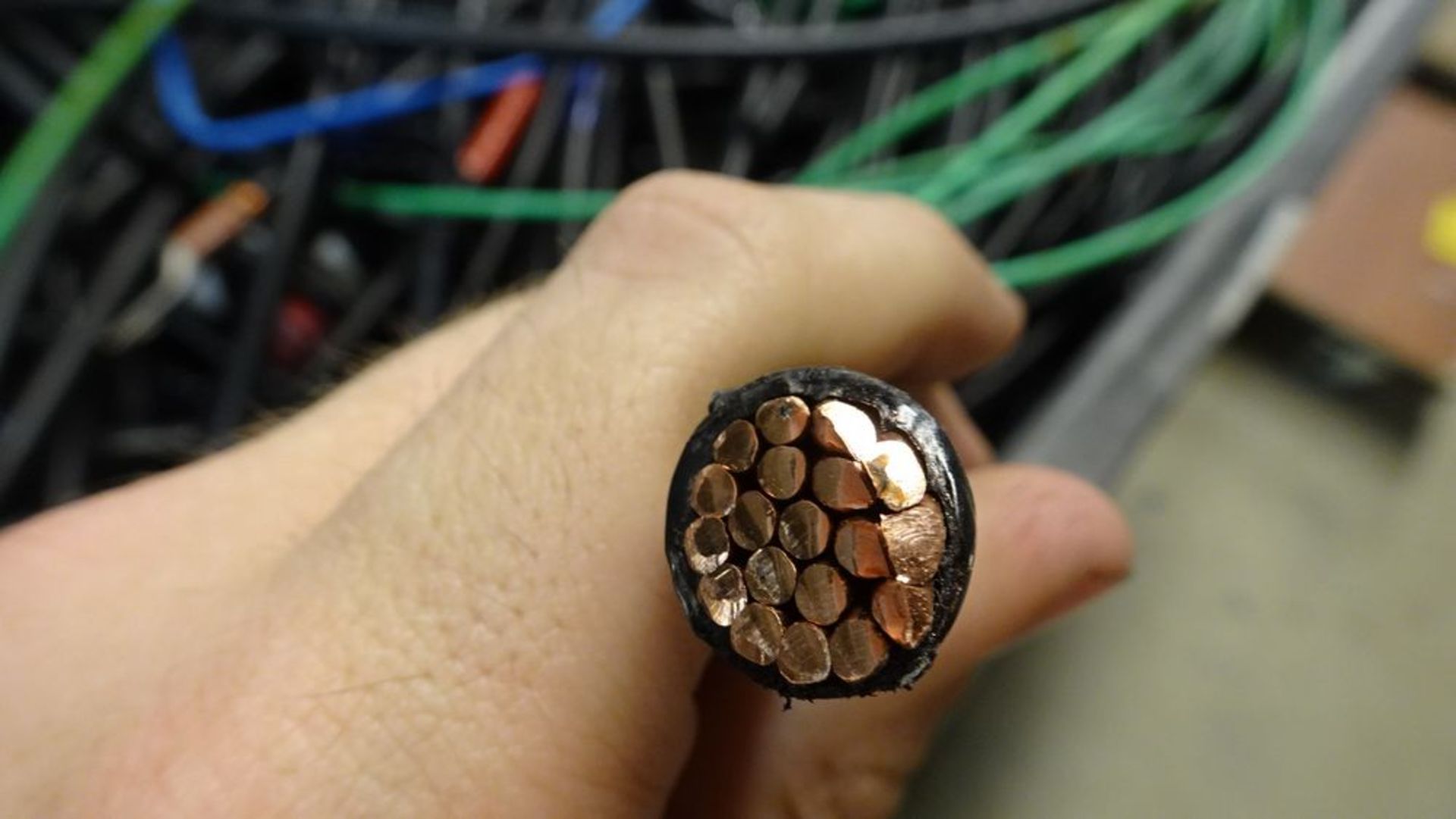 FOLDING BIN W/ HEAVY DUTY COPPER WIRE (REUTER) - Image 2 of 2