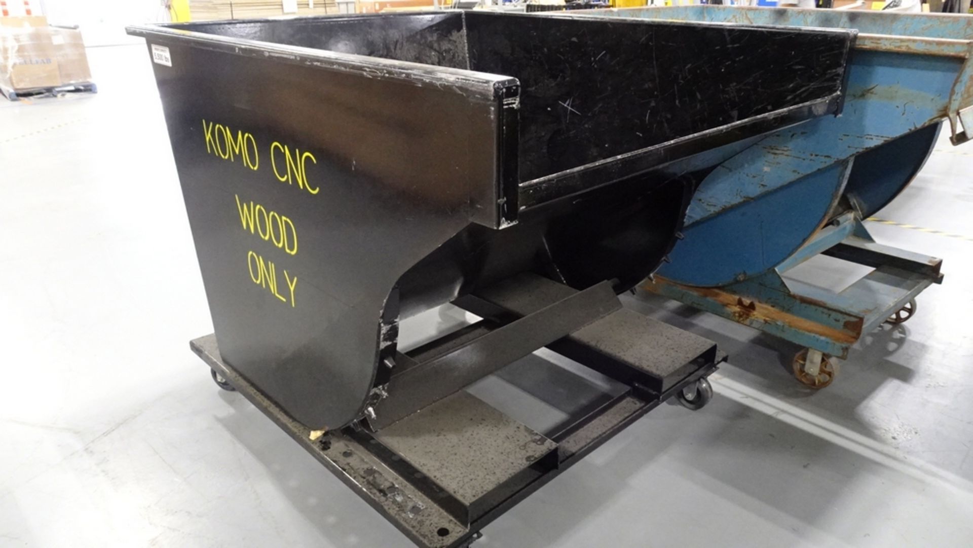 BHF MFG 5,500LB CAP. PORTABLE DUMP HOPPER, 5' (REUTER) - Image 4 of 4