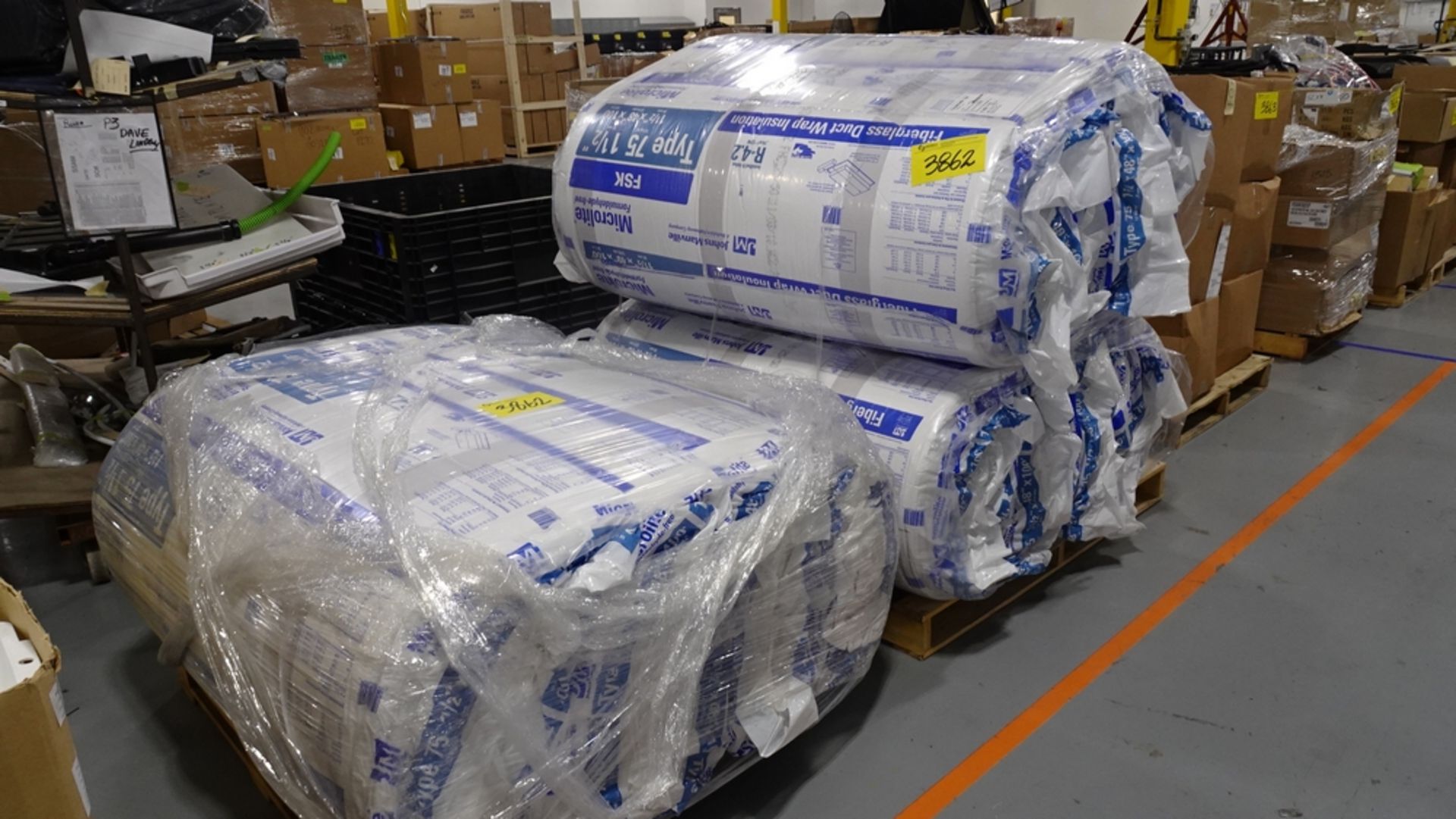 LOT (2) PALLETS MICROLITE INSULATION (REUTER)