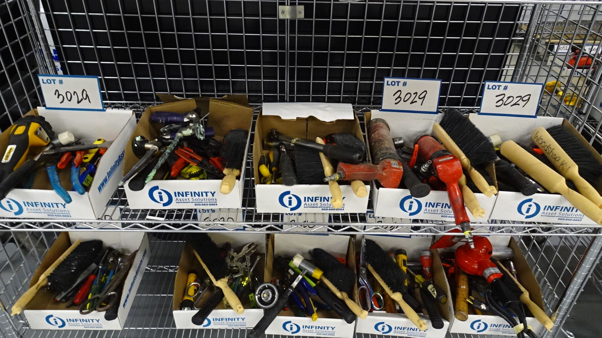 LOT ASST. HAND TOOLS (5 BOXES) (REUTER)