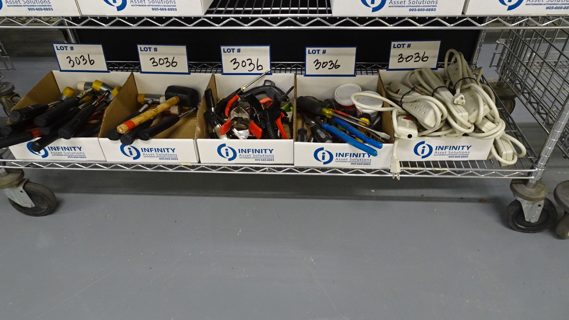 LOT ASST. HAND TOOLS (5 BOXES) (REUTER)