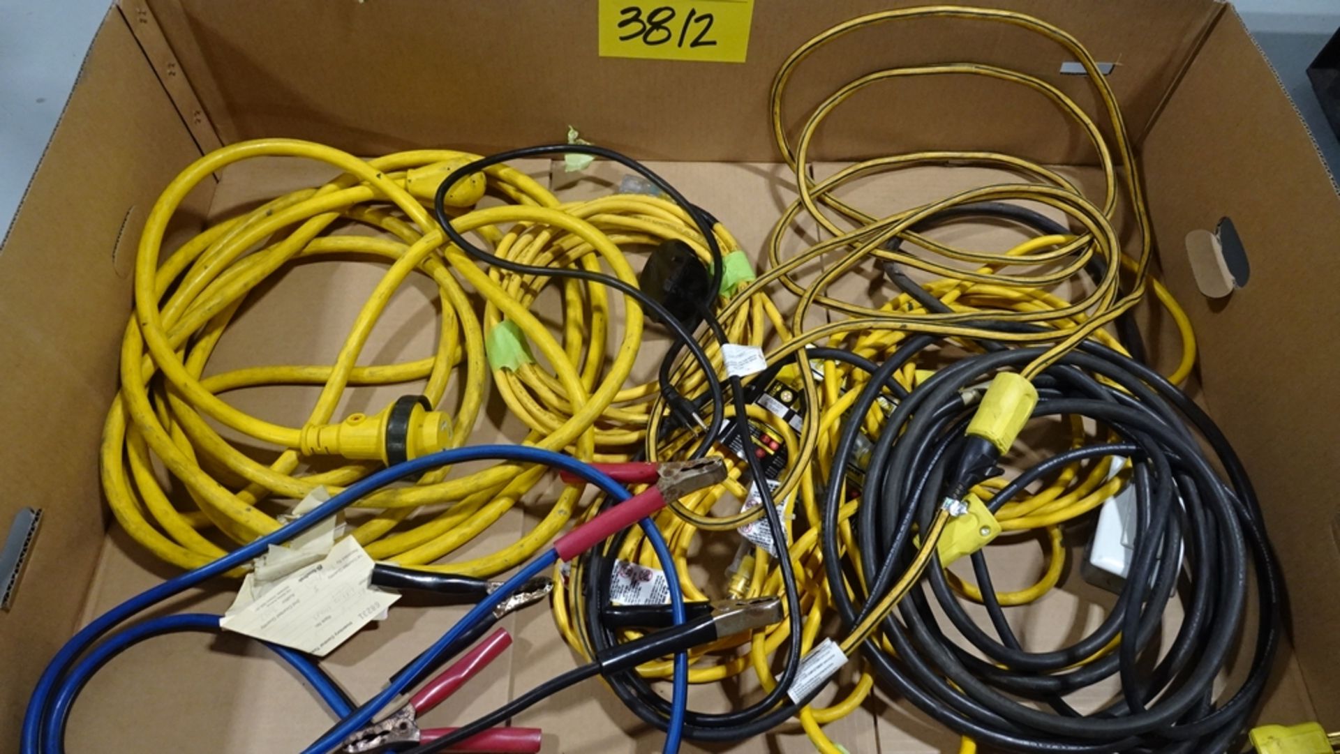 LOT EXTENSION CORDS, BOOSTER CABLES, ETC. (REUTER)