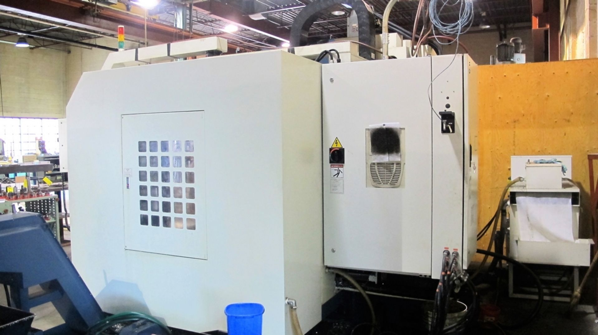 2008 TAKUMI V12 CNC VERTICAL MACHINING CENTER W/ MITSUBISHI CNC CONTROL, 53.1" X 27.2" TABLE, - Image 13 of 16