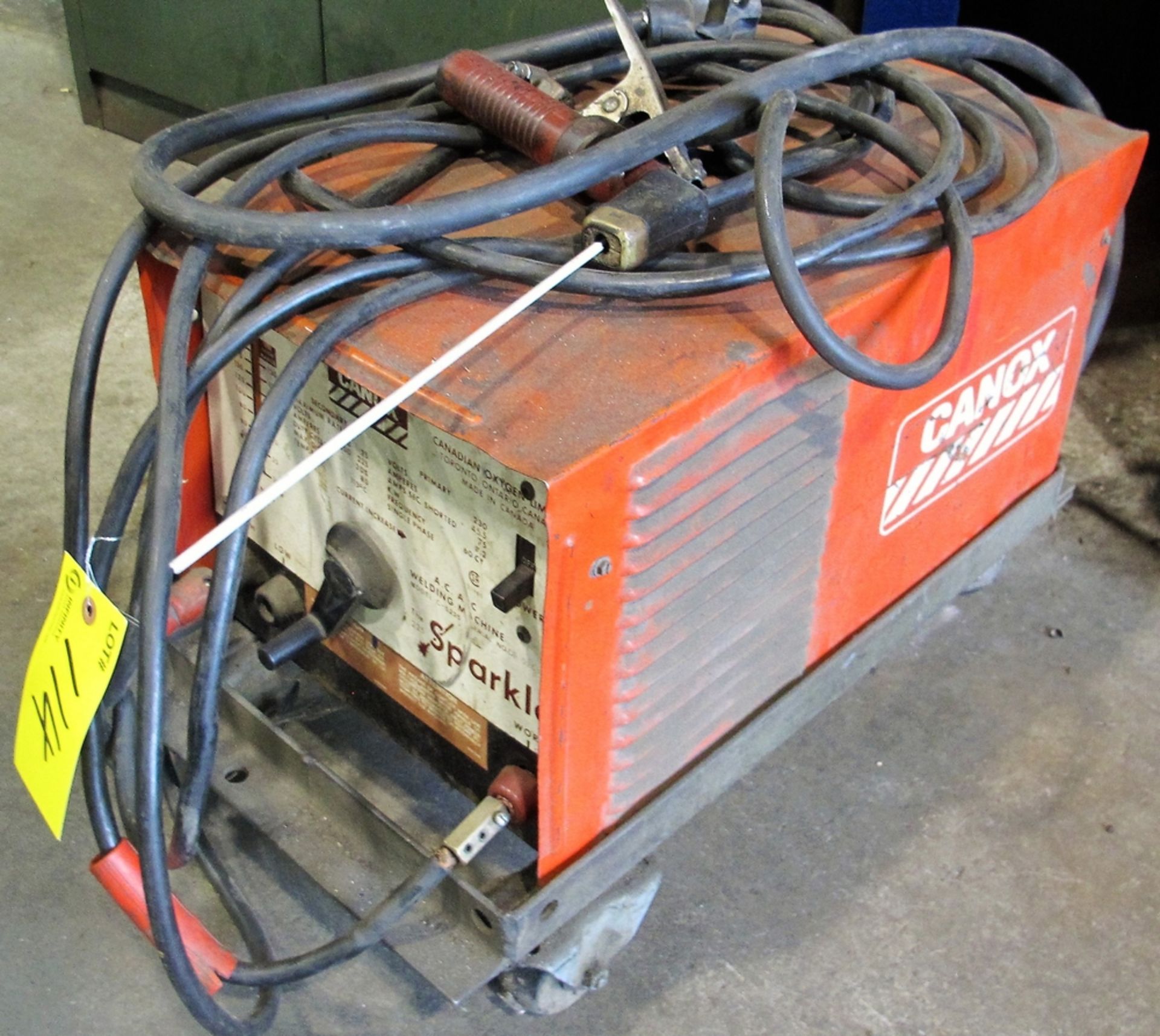 CANOX C-S225 WELDER W/ CABLES, GUN, S/N C092632