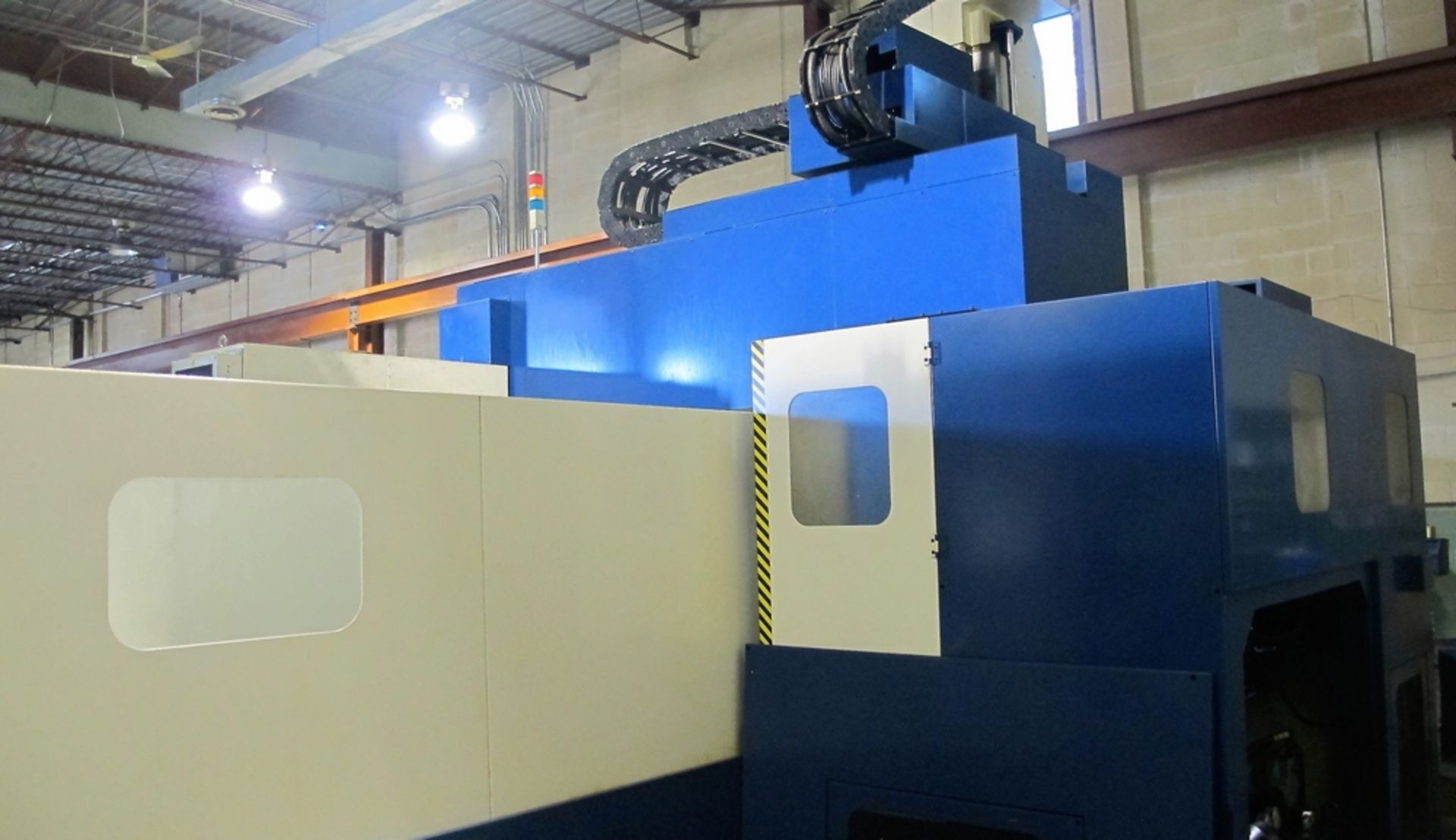 2001 AWEA SP3016 CNC BRIDGE TYPE VERTICAL MACHINING CENTER, 6,000 RPM, 59" X 128" TABLE, 63" BETWEEN - Image 13 of 16