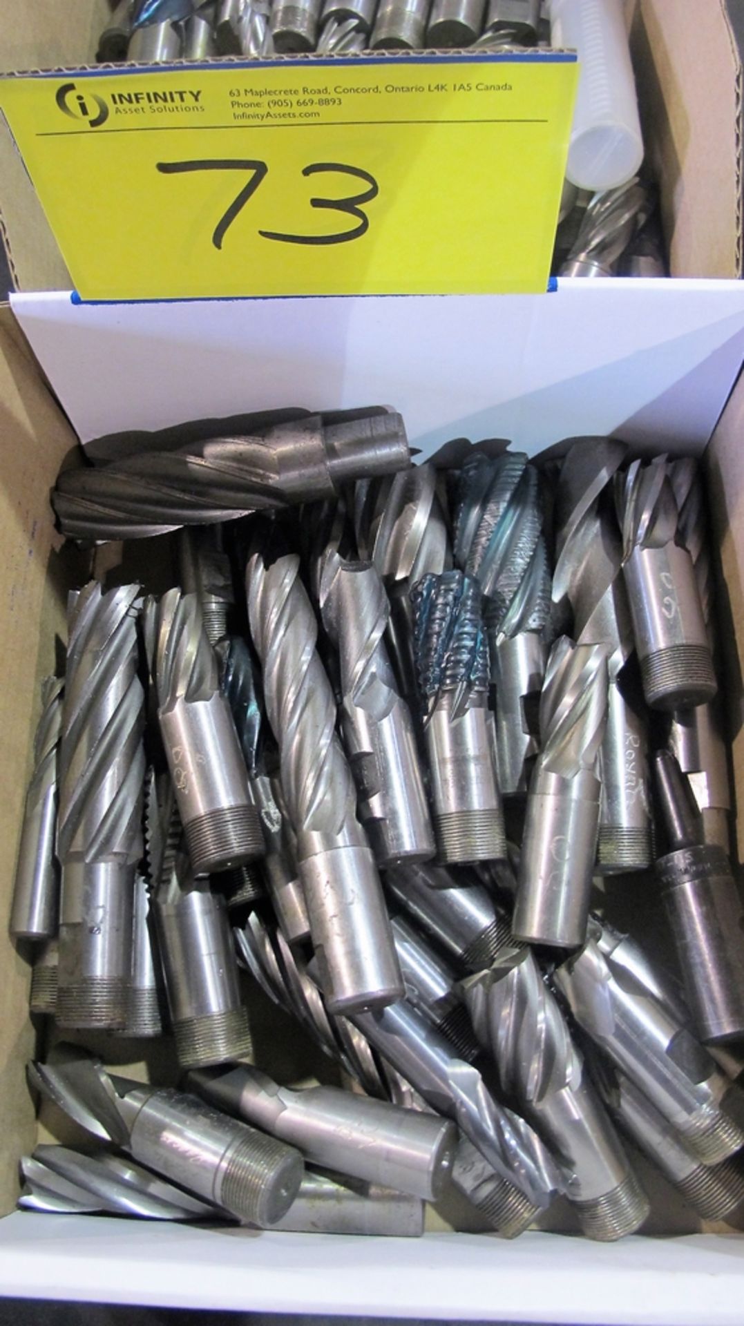 BOX OF ASST. END MILLS