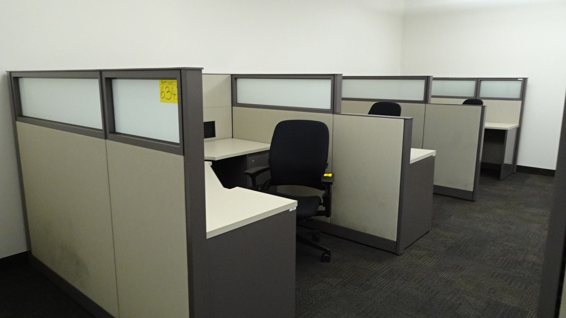 WORKSTATION, 3 STATIONARY DESKS (REUTER)