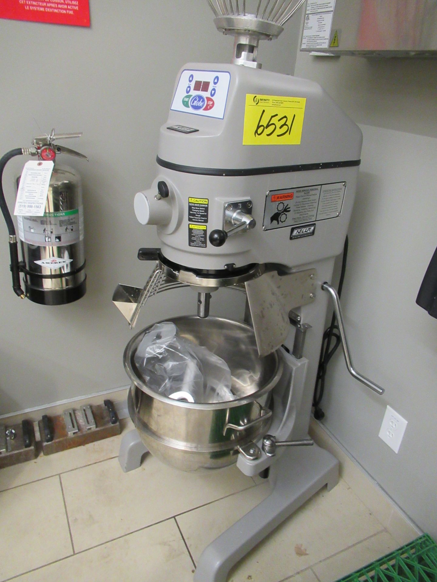 LOT OF GLOBE SP3O STAND MIXER (REUTER) - Image 2 of 5