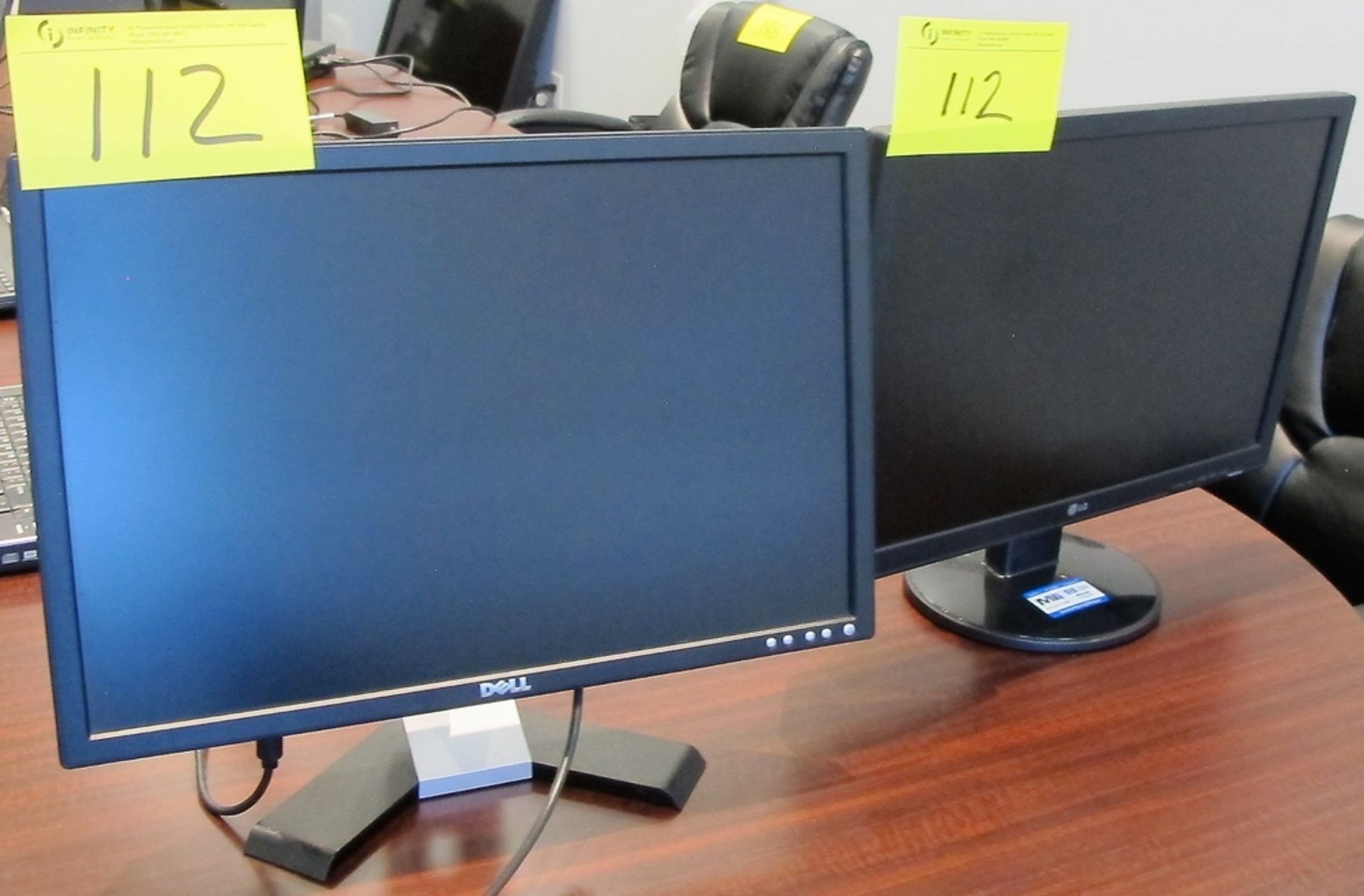LOT OF DELL AND LE 22" MONITORS
