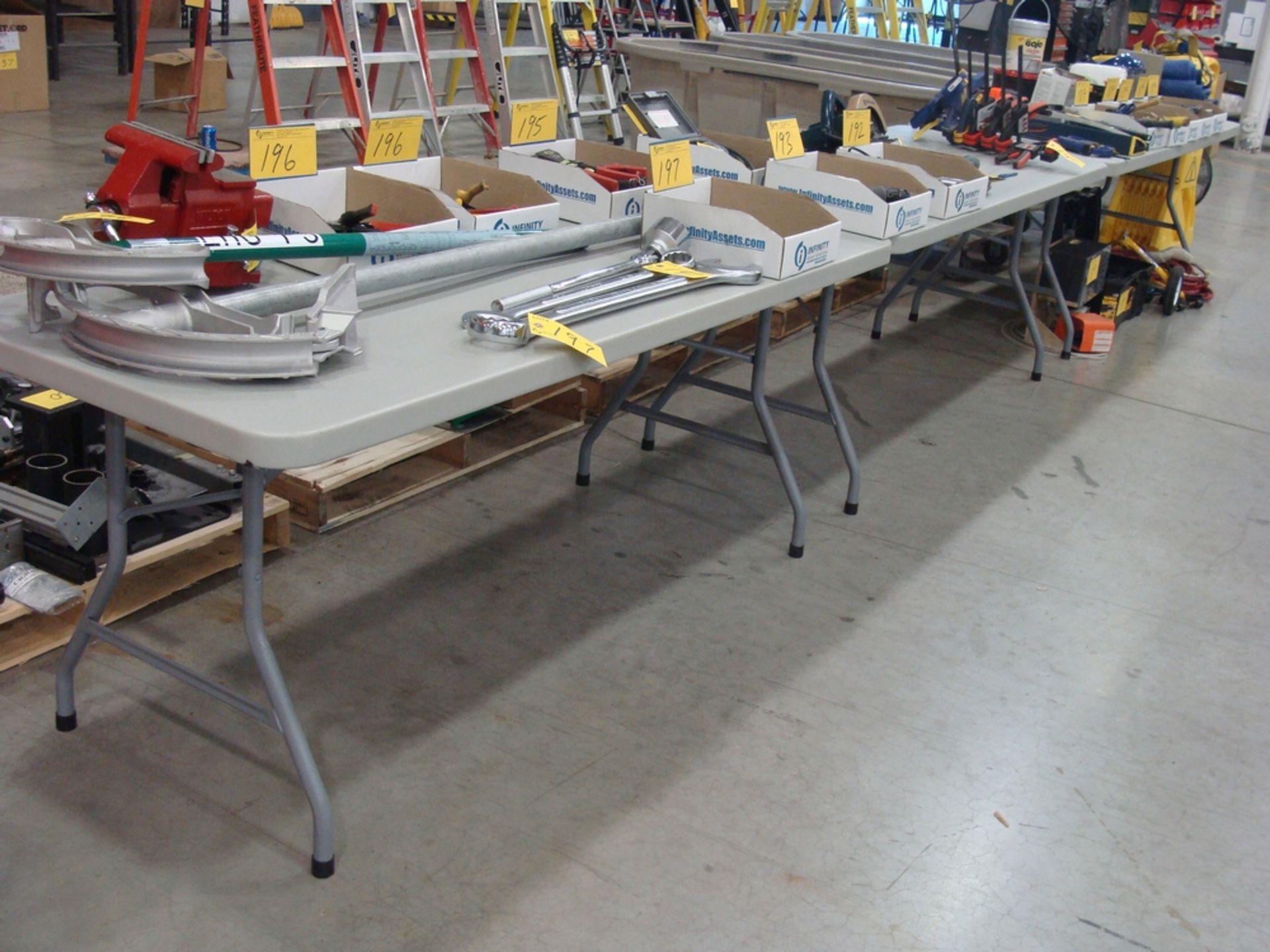 LOT OF (4) 8' AND 6' FOLDING TABLES - Image 2 of 2