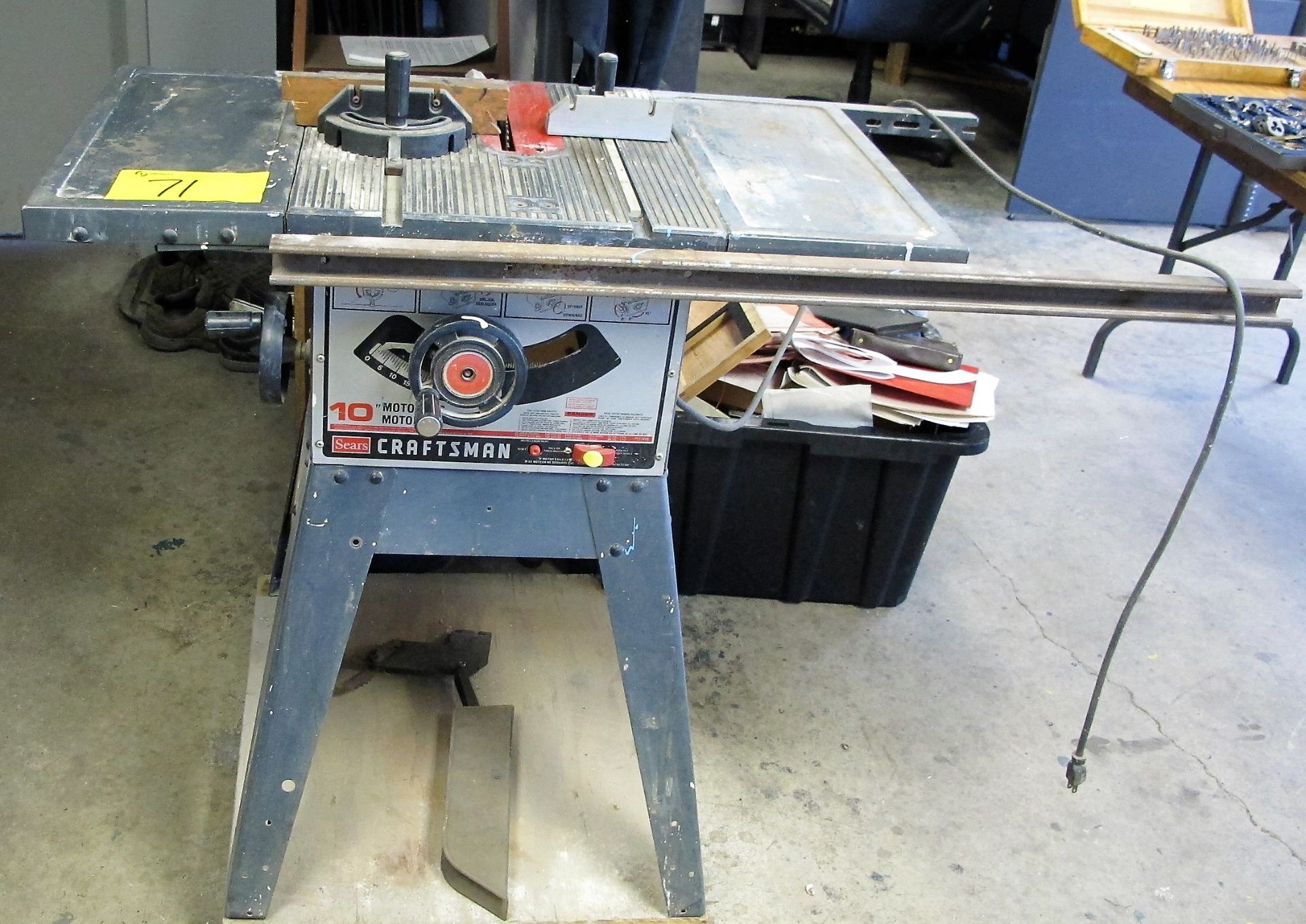 SEARS/CRAFTSMAN 10" MOTORIZED TABLE SAW