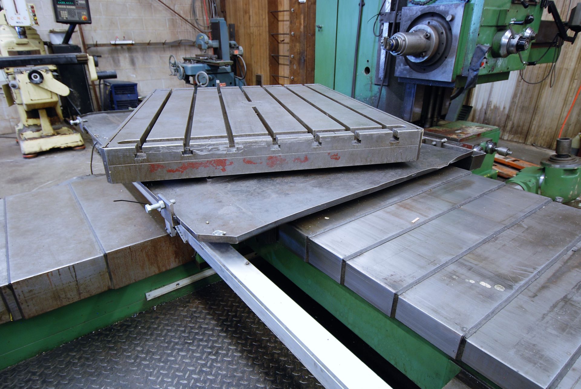 IVO LOLA (DARBERT) 5” HORIZONTAL BORING MILL, 48” x 60” 4TH AXIS POWERED ROTARY TABLE, 2000MM x - Image 5 of 18