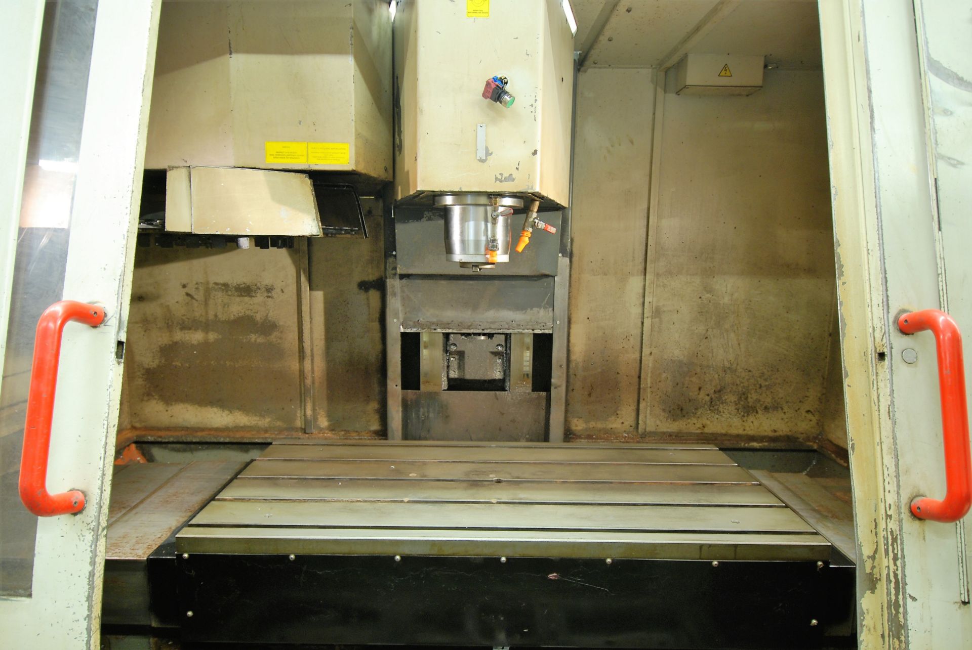 TREE VMC 1060/24 CNC VERTICAL MACHINING CENTER, S/N 912932217, PC-2100 CNC CONTROL, ATC, 23” x 50” - Image 4 of 14