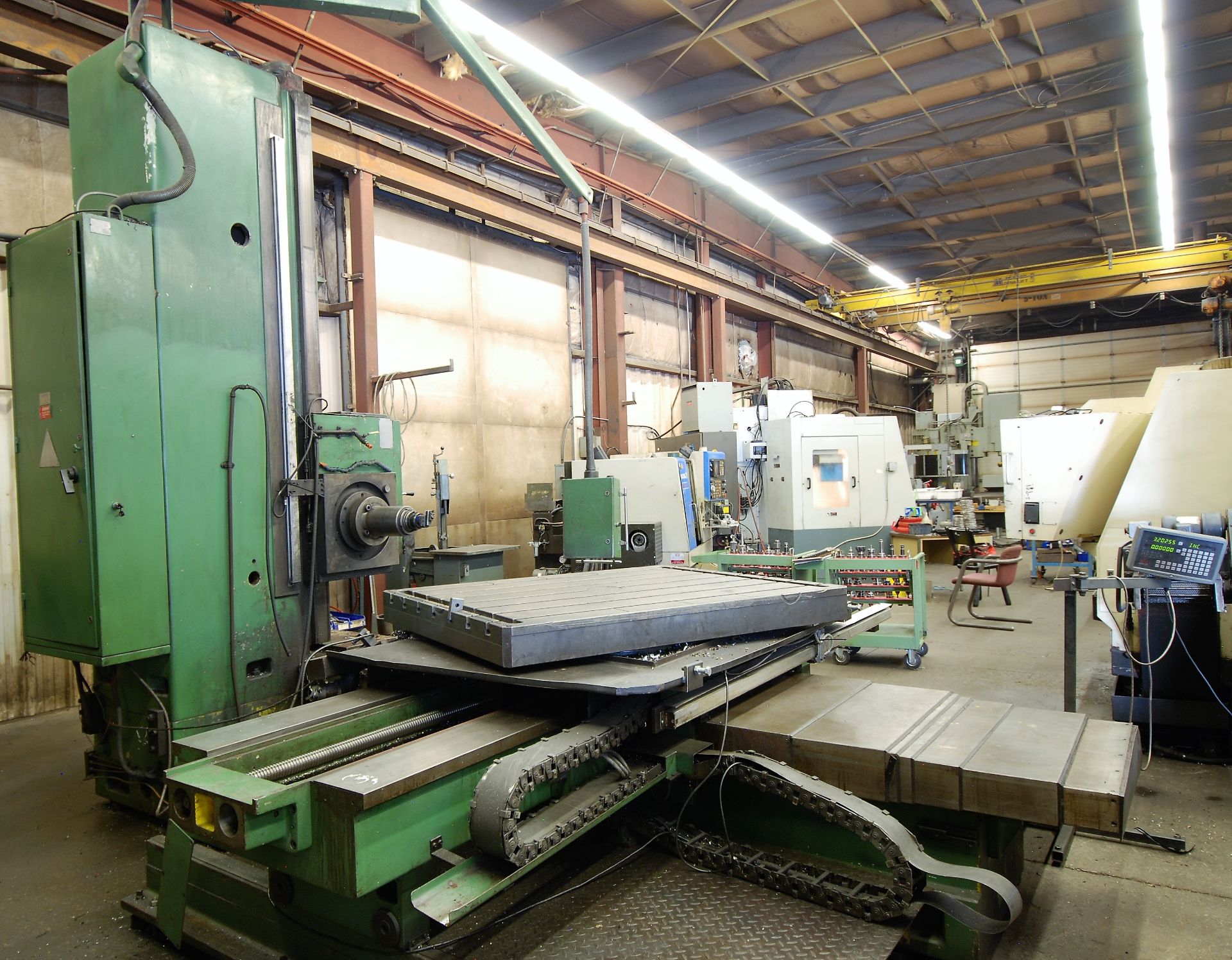 IVO LOLA (DARBERT) 5” HORIZONTAL BORING MILL, 48” x 60” 4TH AXIS POWERED ROTARY TABLE, 2000MM x - Image 3 of 18