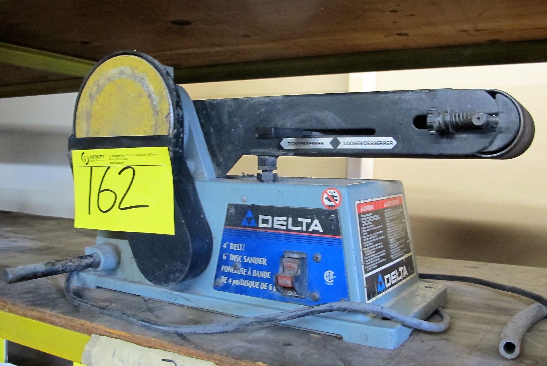 DELTA 4" BELT/6" DISC SANDER