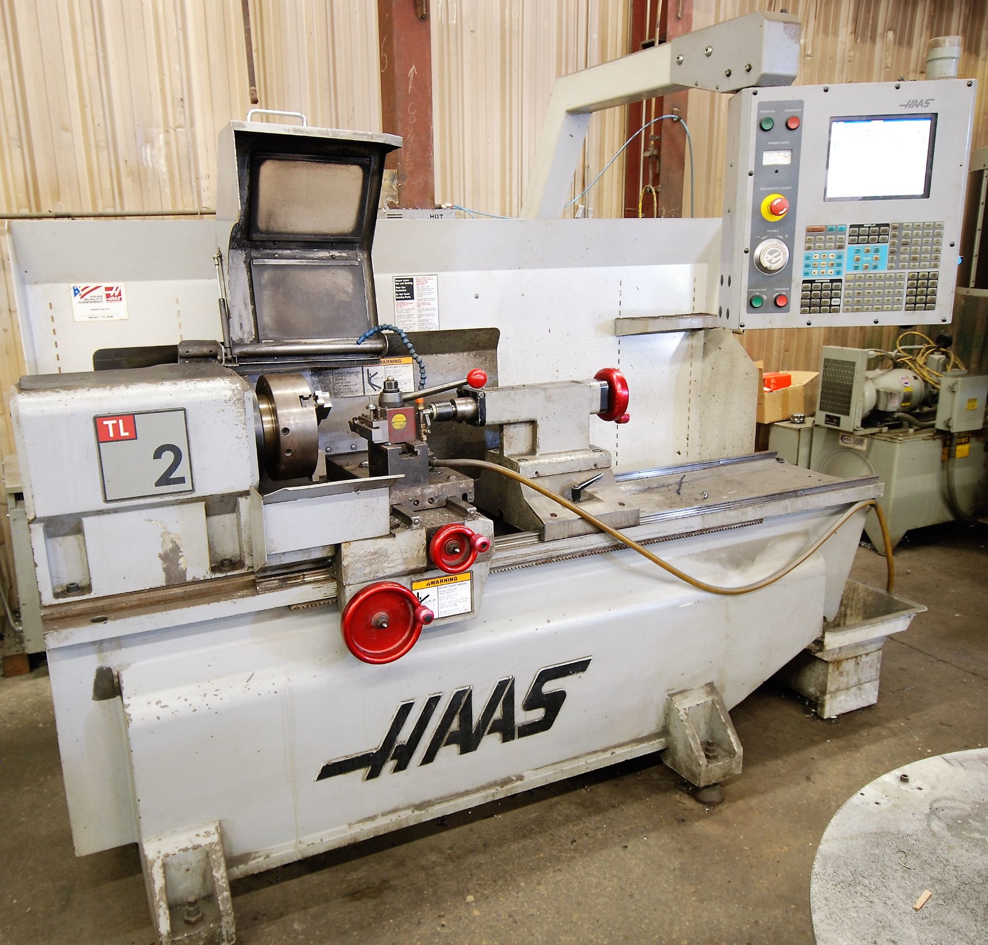 2006 HAAS TL-2 CNC LATHE, S/N 73790, 3” BORE, 10” 3-JAW CHUCK, TAILSTOCK