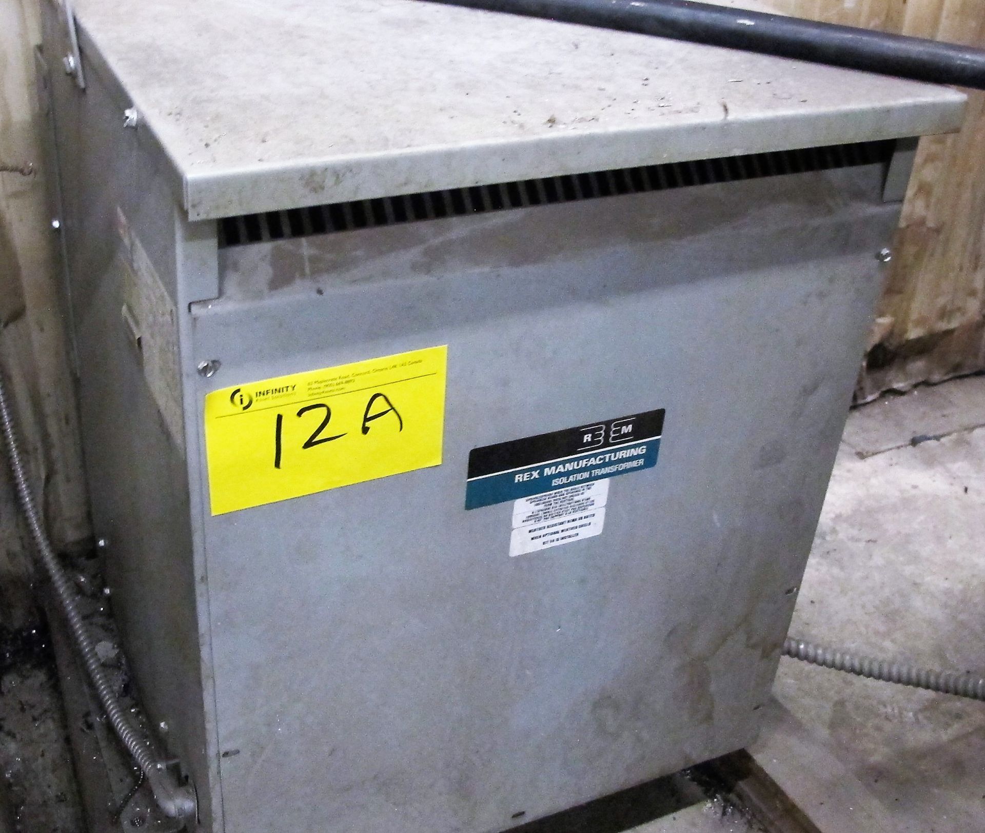 REX MANUFACTURING 30KVA TRANSFORMER