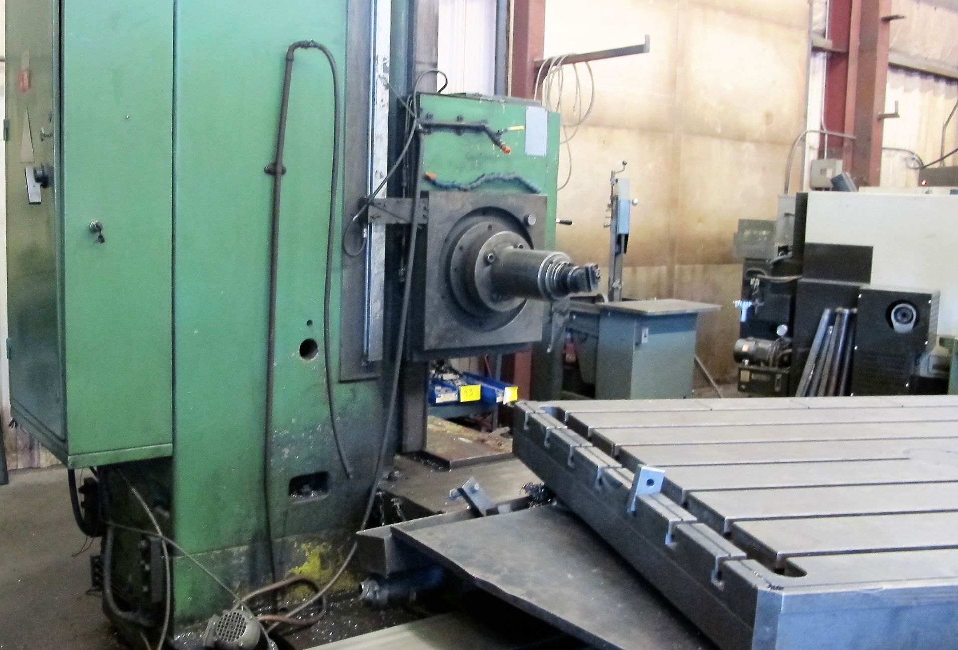 IVO LOLA (DARBERT) 5” HORIZONTAL BORING MILL, 48” x 60” 4TH AXIS POWERED ROTARY TABLE, 2000MM x - Image 15 of 18