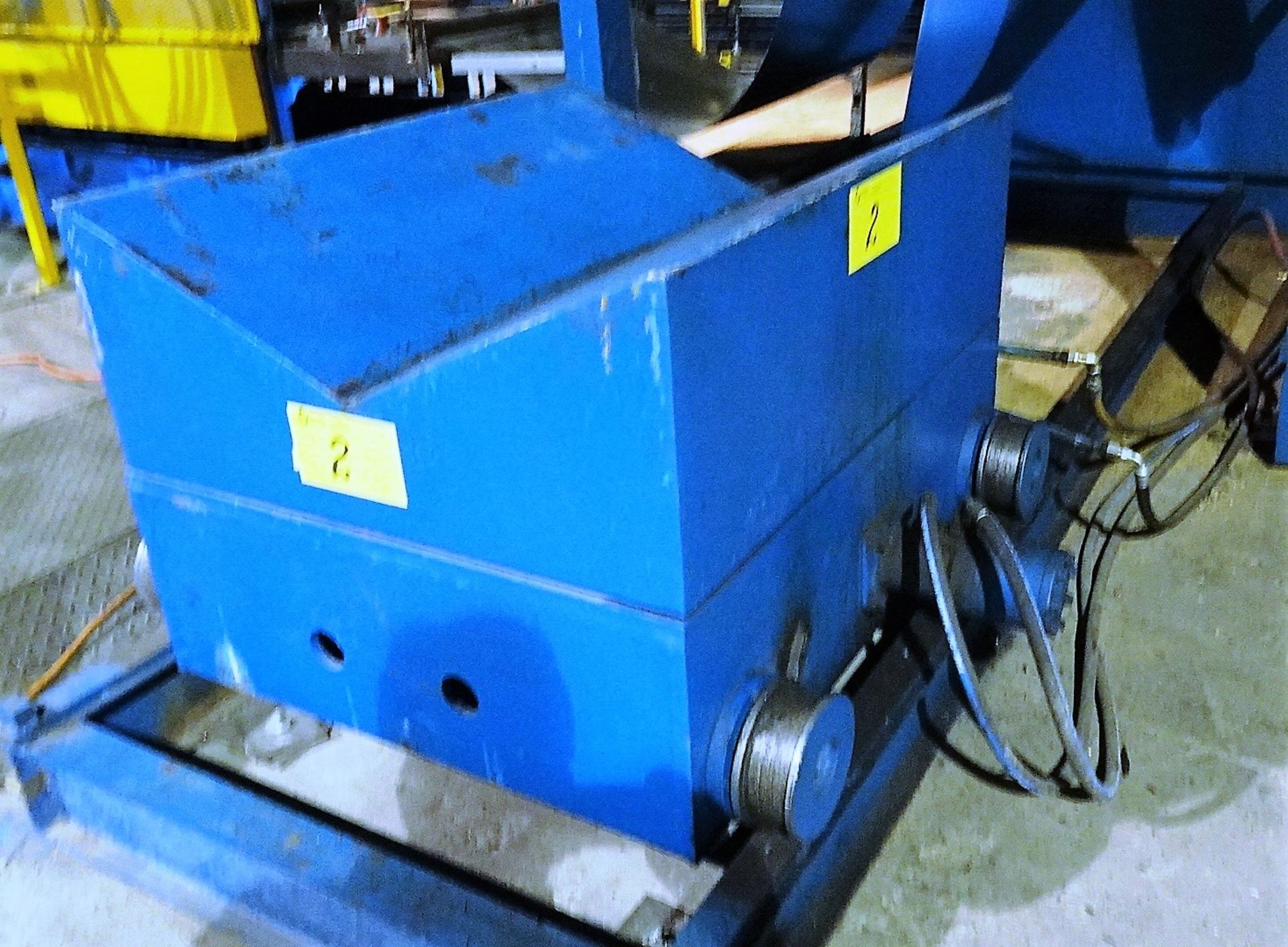 Allstar Approx. 5 Ton Cap Uncoiler, 48" Coil Capacity, Powered with Electric Motor c/w Coil Carriage - Image 10 of 12