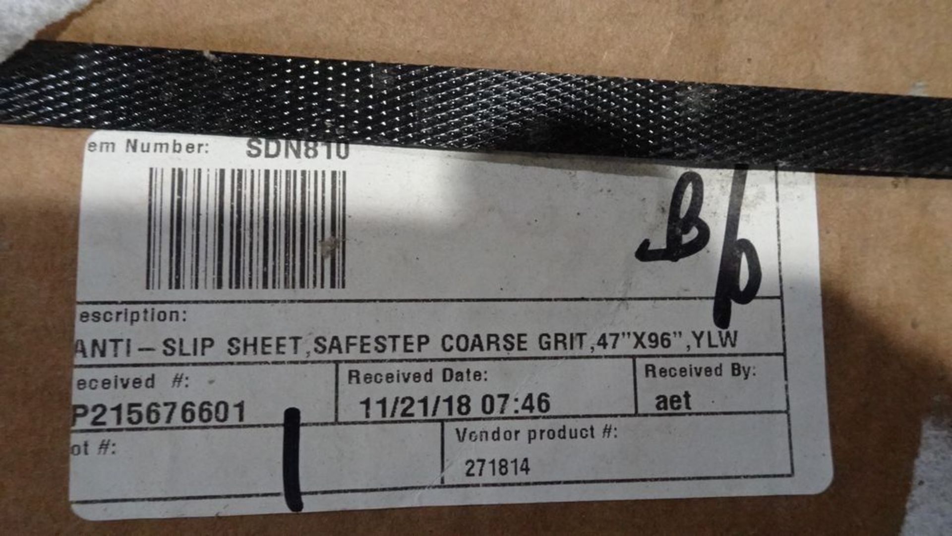 SHEETS OF 47" X 96" SLIP SHEET SAFESTEP COARSE GRUT - Image 2 of 2