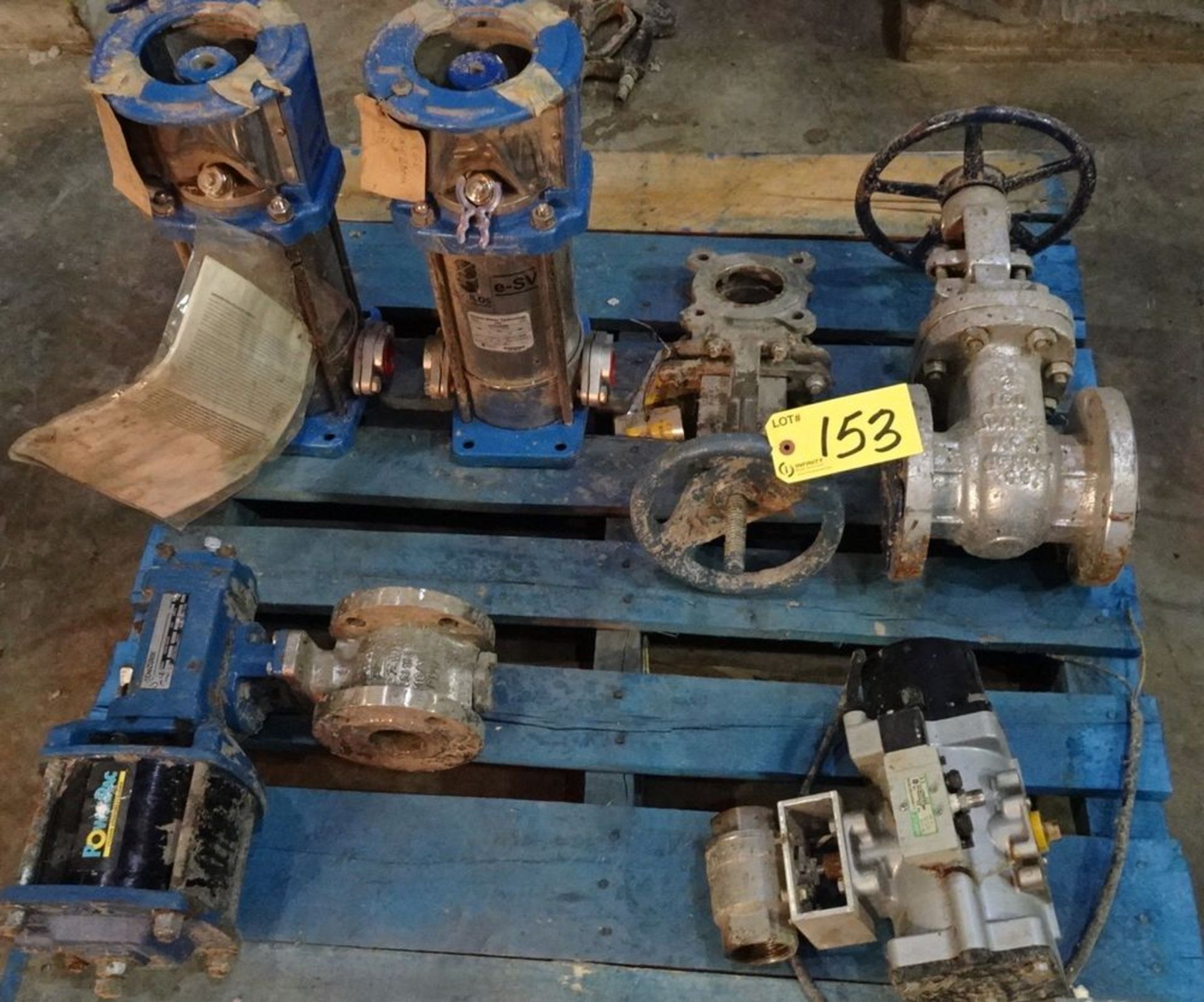 PALLET ASSORTED VALVES & CONTROLS