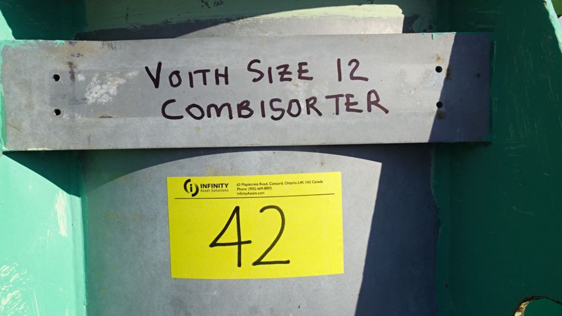 VOITH SULZER SIZE 12 COMBISORTER UNIT - Image 2 of 4