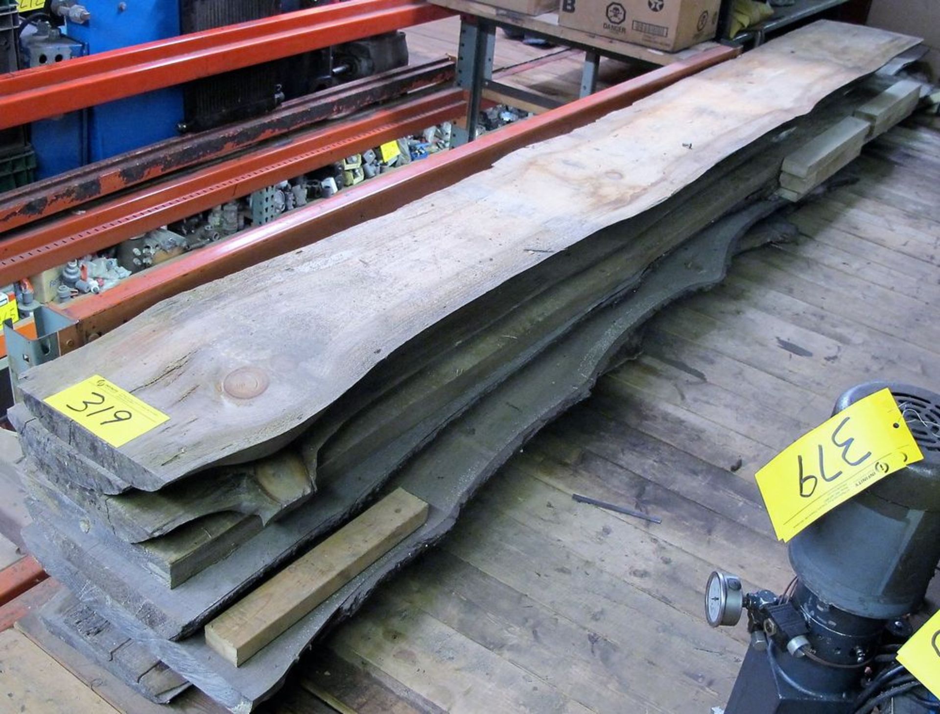 LOT WOODEN PLANKS - Image 2 of 2