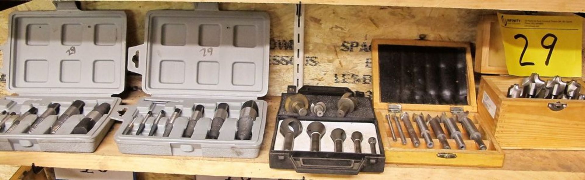 LOT OF (5) MILLING CUTTER SETS