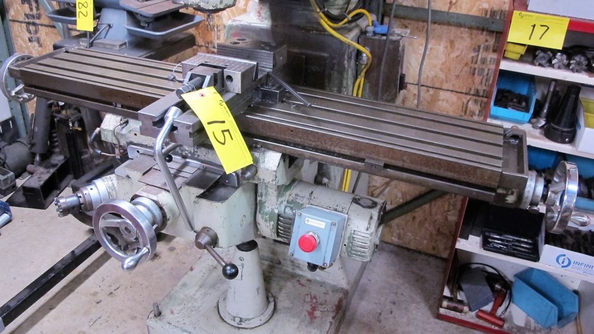 EXCELLO VERTICAL MILLING MACHINE, MODEL 602, S/N 60212011, 575V, 2HP, 85 TO 4,000 RPM, ANILAM DRO, - Image 4 of 8